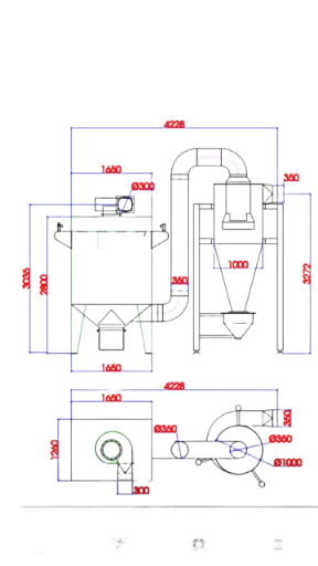 Hệ thống thu hồi sơn 2 cấp lọc