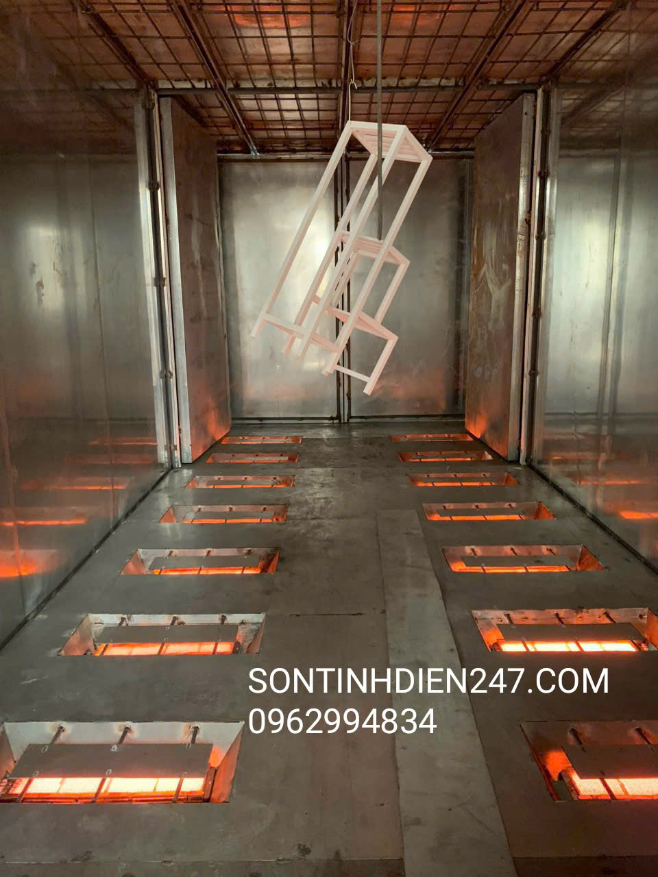 BUỒNG SẤY SƠN TĨNH ĐIỆN DÂN DỤNG