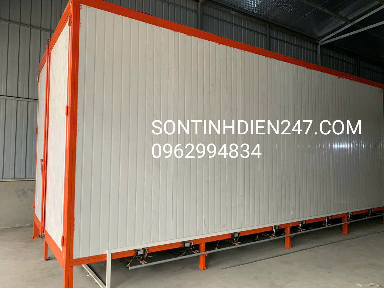BUỒNG SẤY SƠN TĨNH ĐIỆN DÂN DỤNG