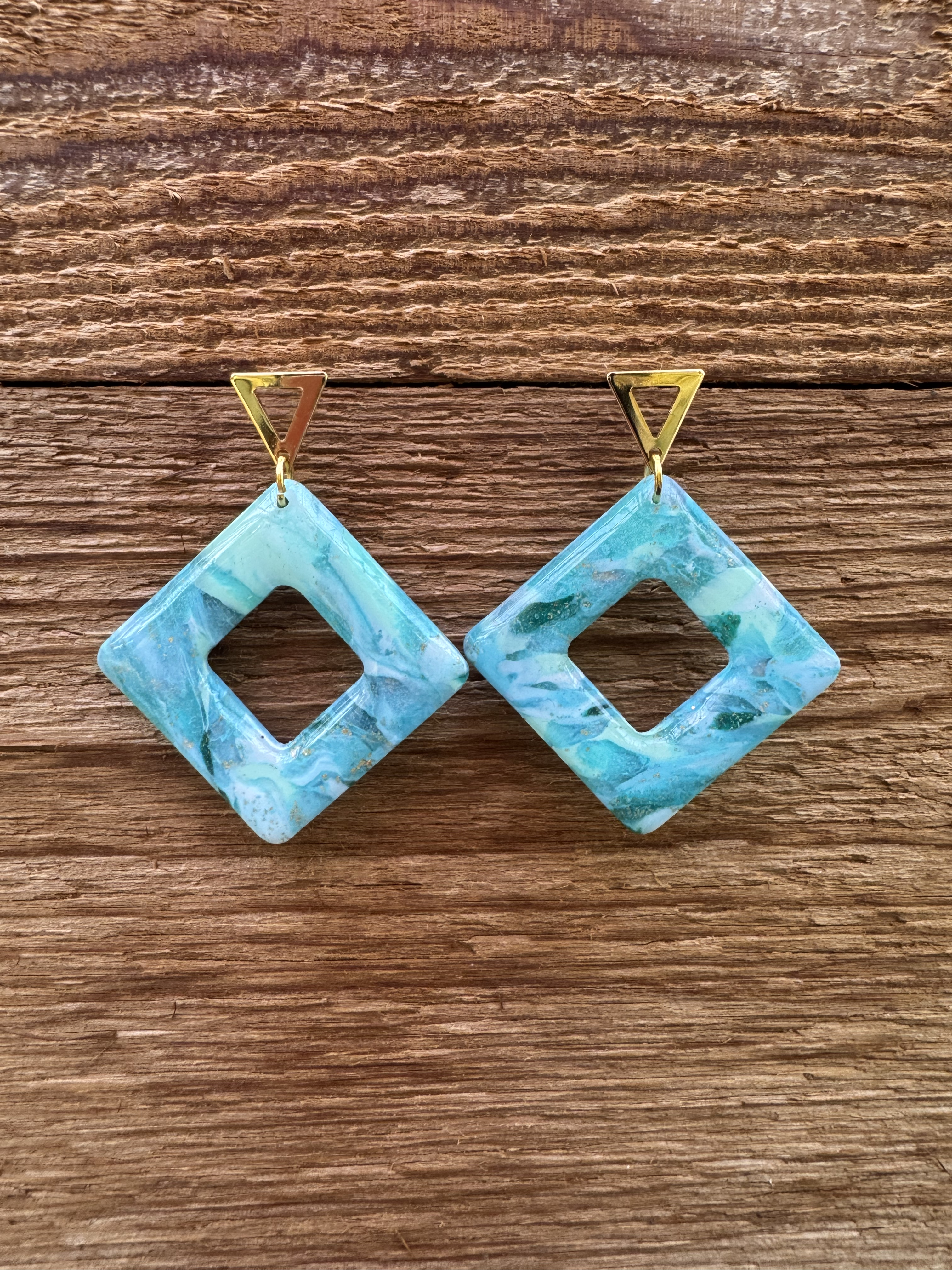Turquoise Geometric