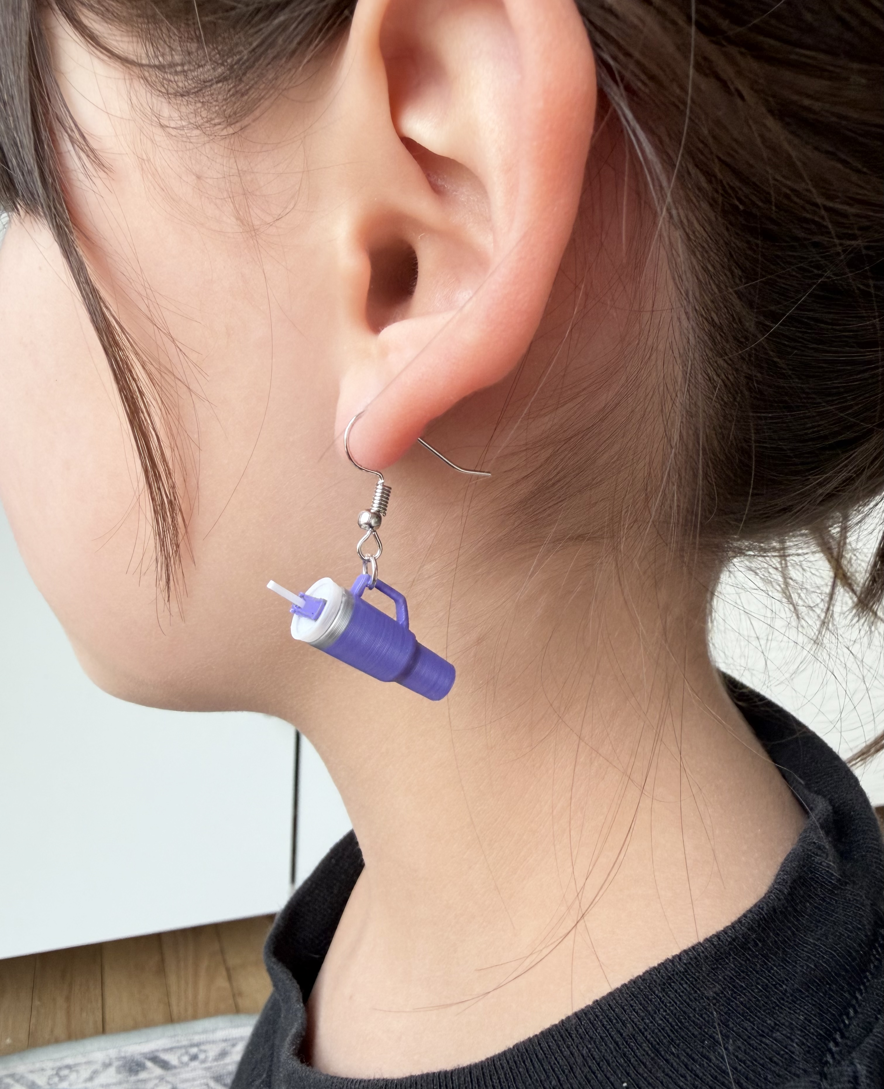 Mini Stanley Earrings - Gray