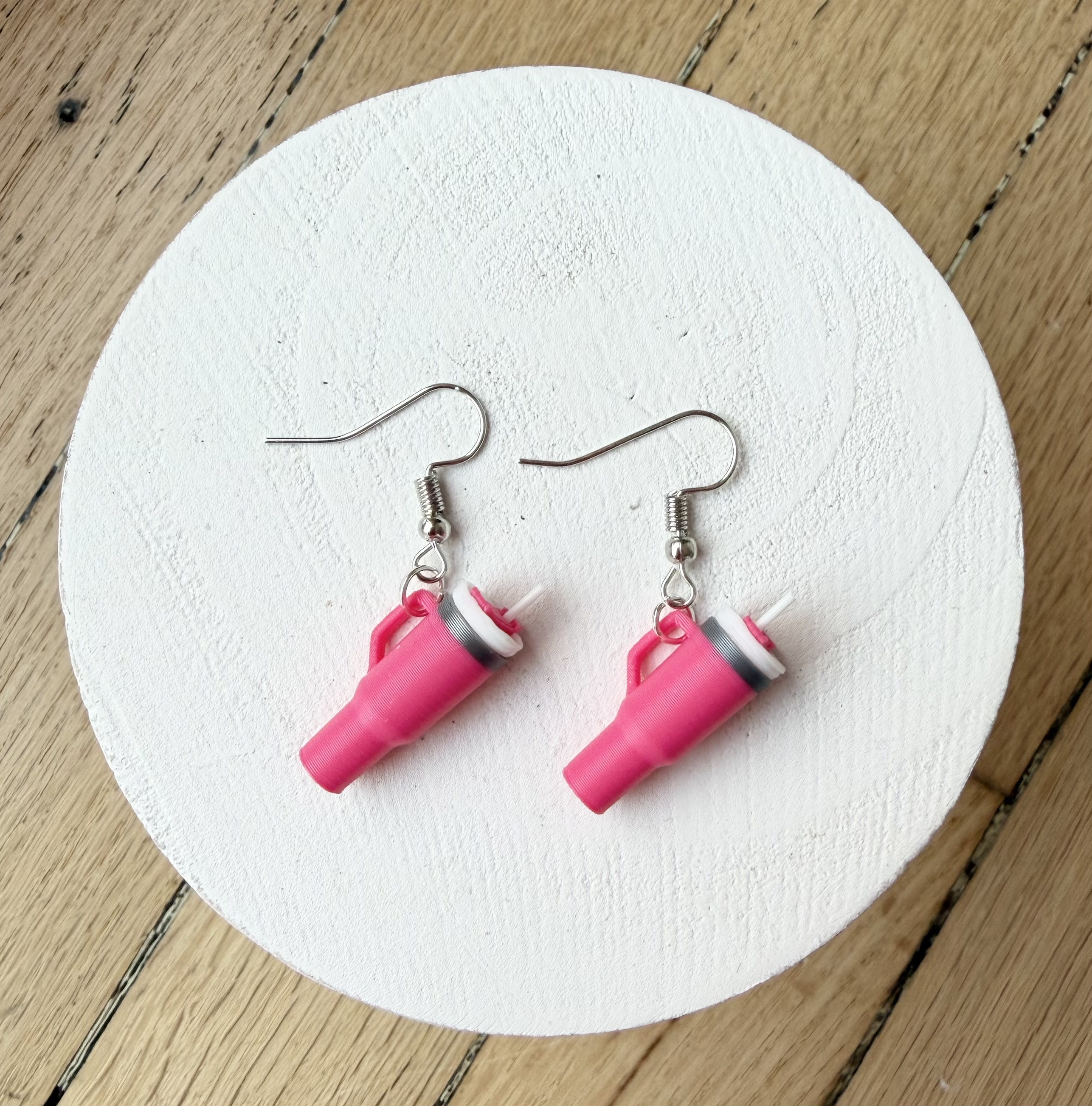 Mini Stanley Earrings - Pink