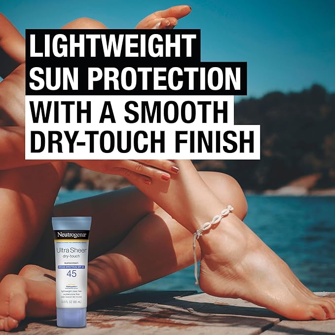 Neutrogena Ultra Sheer Dry-Touch Water Resistant and Non-Greasy Sunscreen Lotion