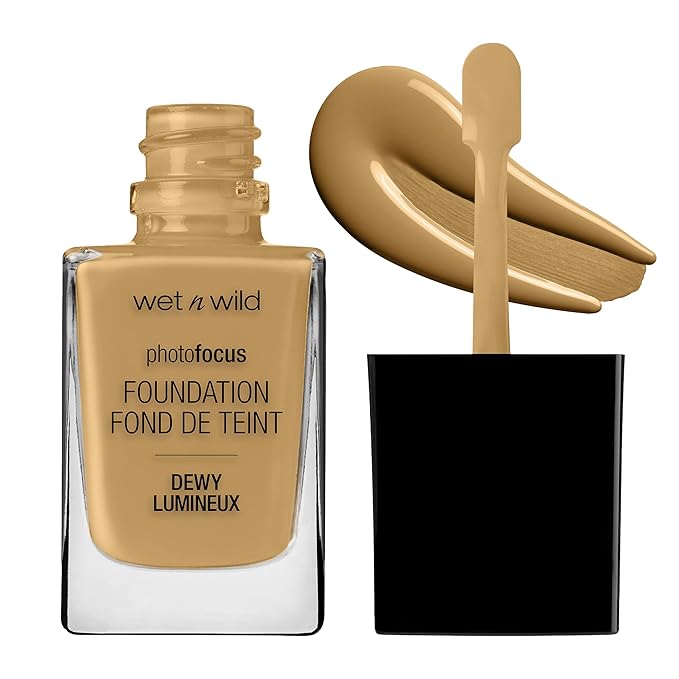 wet n wild Photo Focus Dewy Liquid Foundation Makeup, Buff Bisque