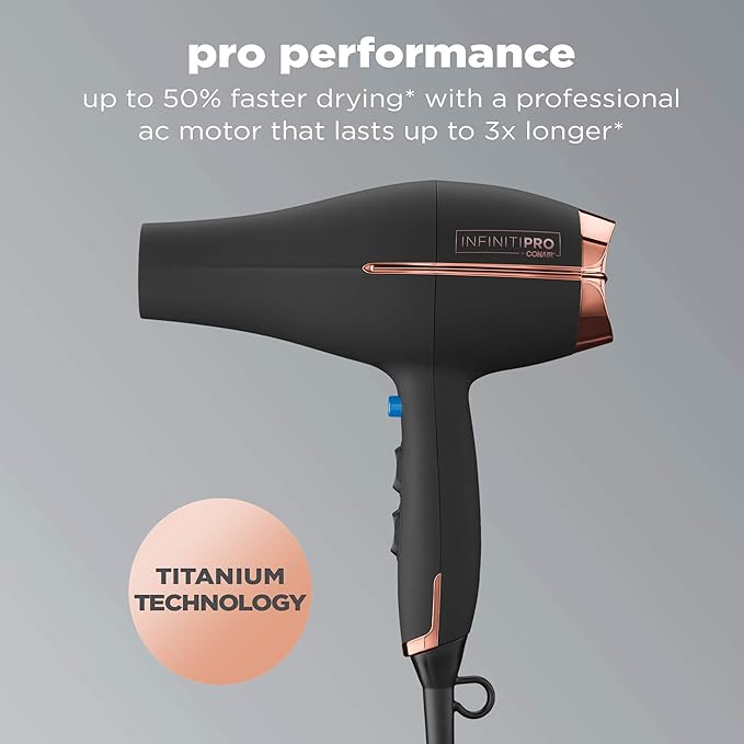 INFINITIPRO BY CONAIR Hair Dryer with Diffuser
