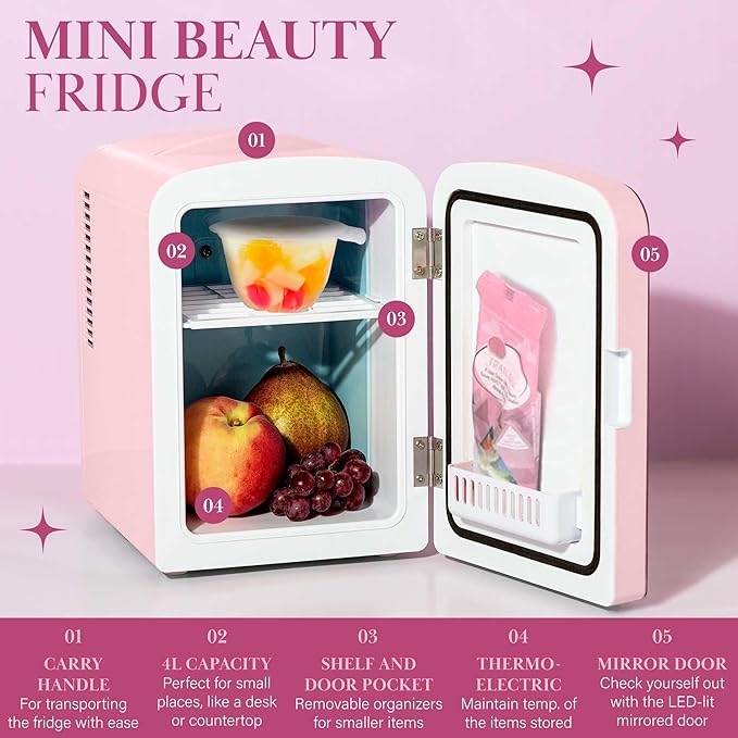 Paris Hilton Mini Refrigerator and Personal Beauty Fridge