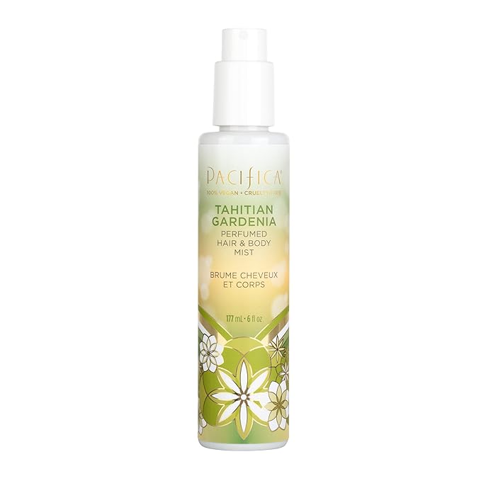 Pacifica Beauty, Tahitian Gardenia Hair Perfume & Body Spray, Citrus Gardenia and Jasmine Notes
