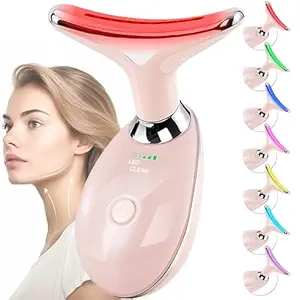 Facial Massager for Face and Neck, Red-Light-Therapy-for-Face and Neck