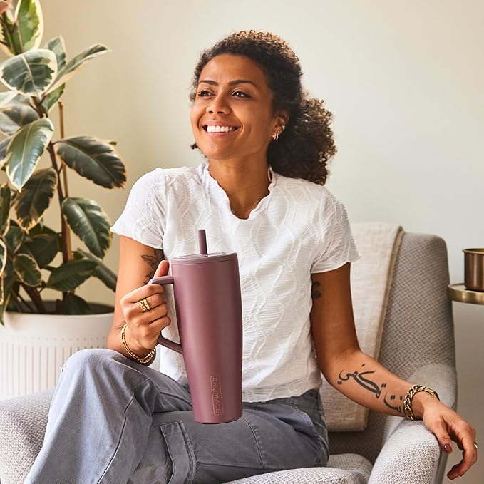 BrüMate Era 40 oz Tumbler with Handle and Straw