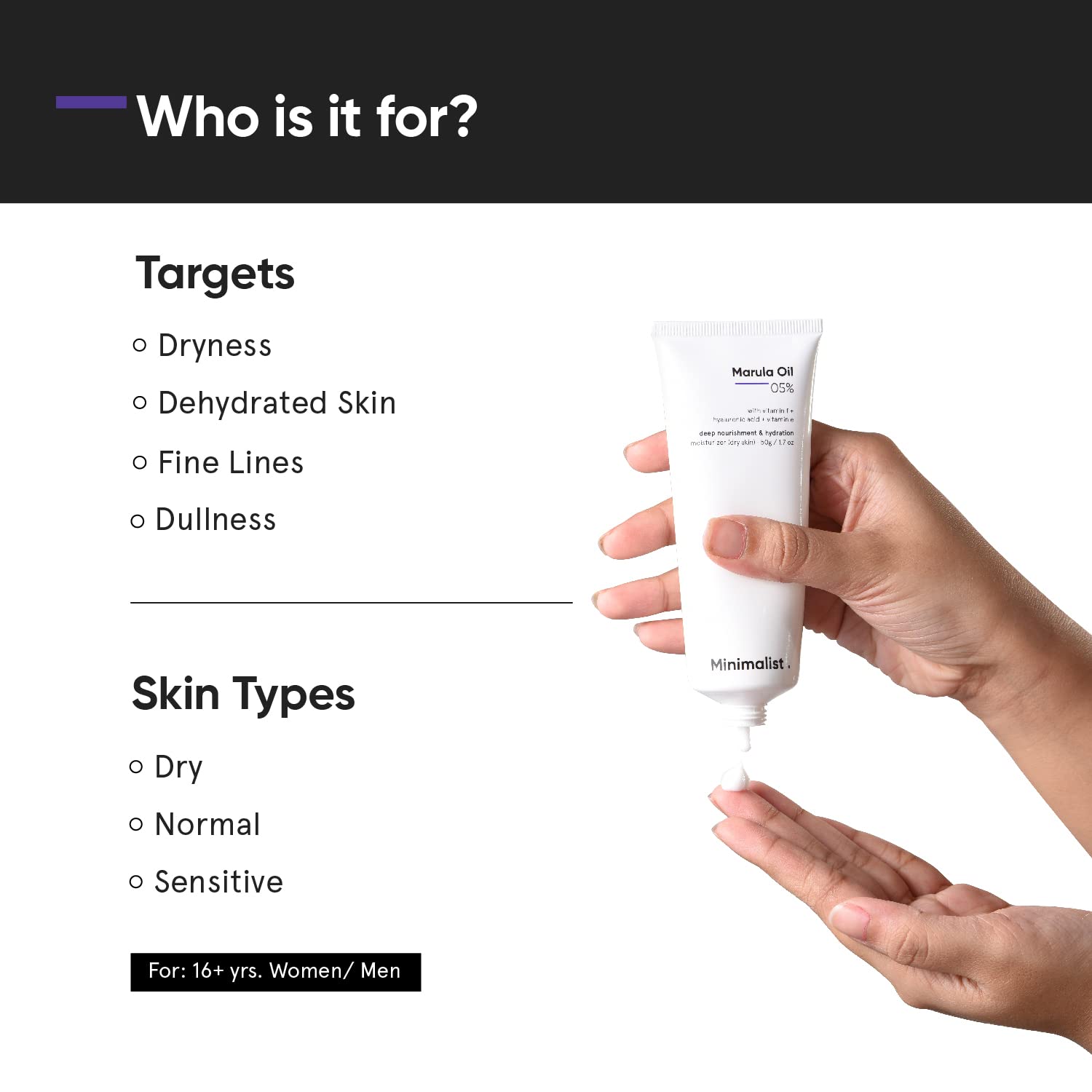 Minimalist Face Moisturizer for Dry Skin