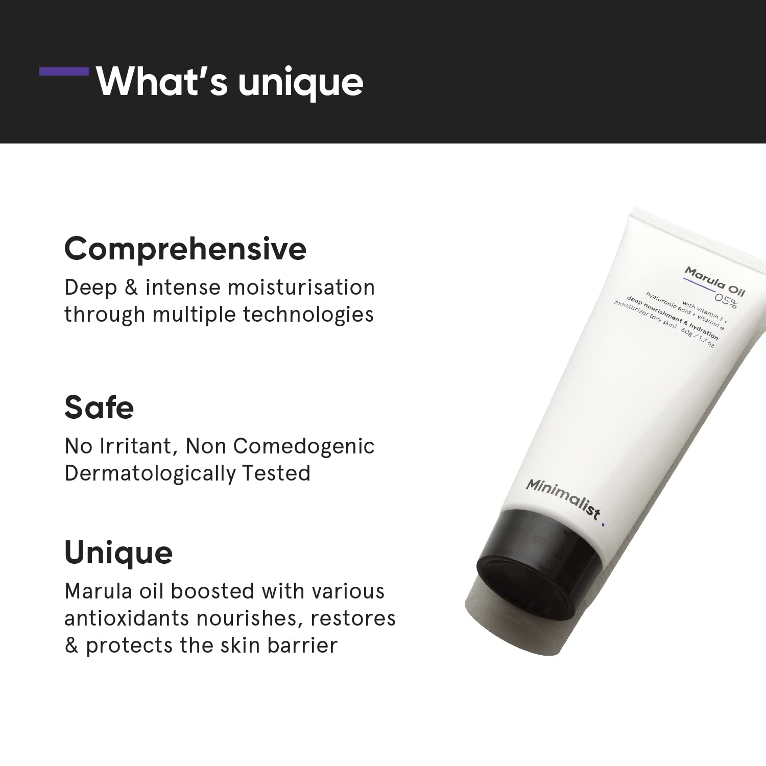 Minimalist Face Moisturizer for Dry Skin