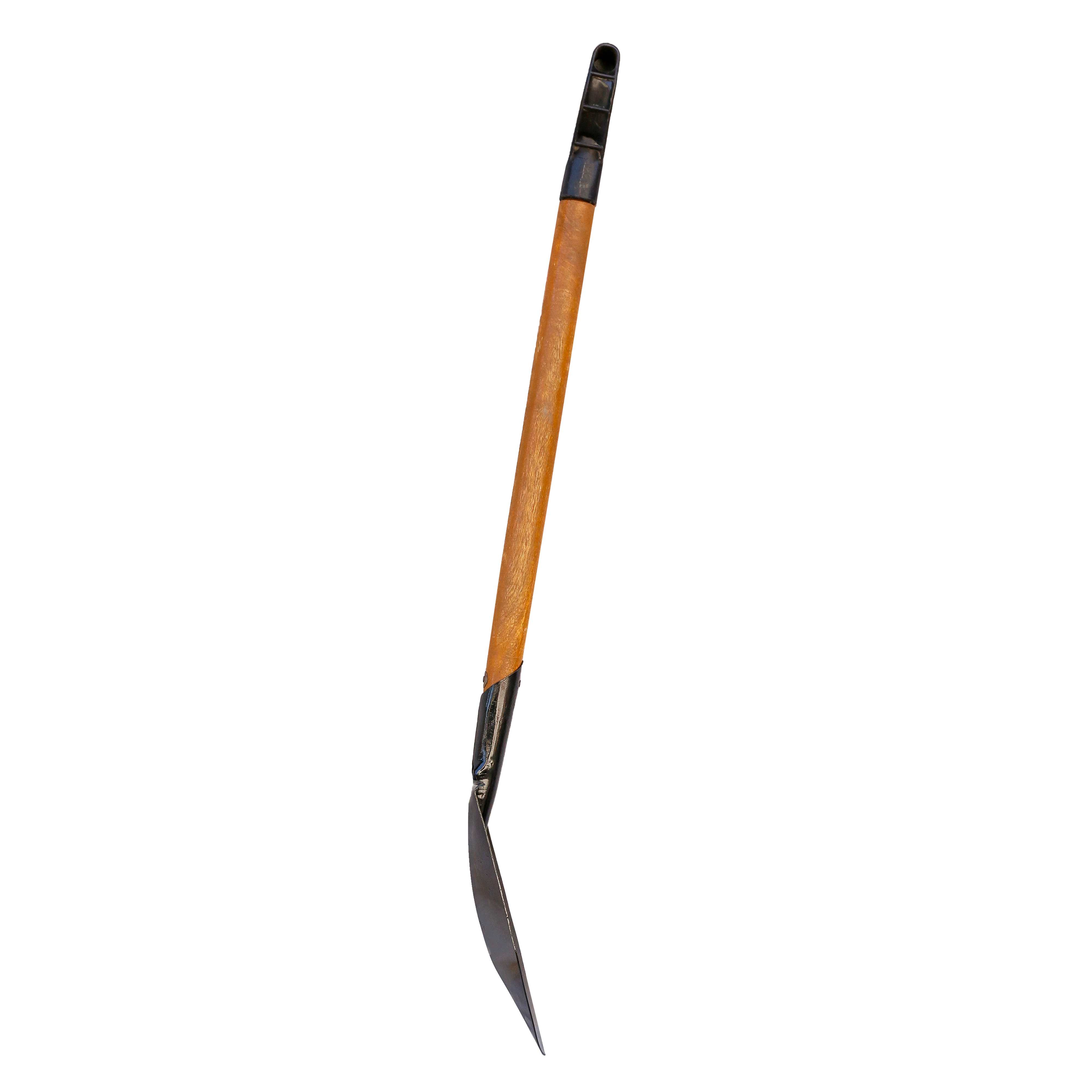 Extra Long Garden Border Digging Spade, Round Pointed Shovel for Weeding, Planting, Trenching, Edging, Grey Edging & Fencing Tool, Root Cutter with Wooden Shaft