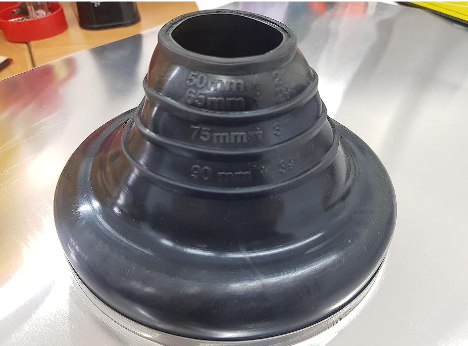 Roof Flashing for Tiled Roofs for flues and Pipes 110 mm - 200 mm Diameter