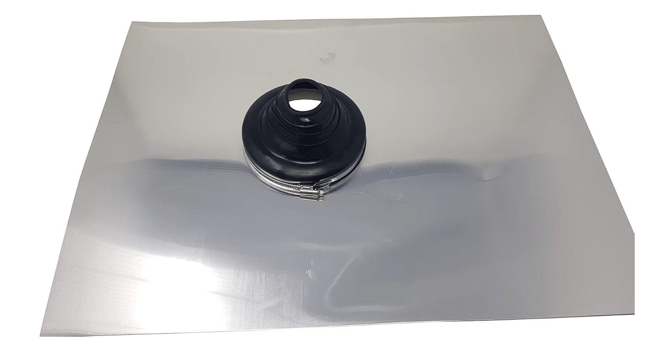 Roof Flashing for Tiled Roofs for flues and Pipes 110 mm - 200 mm Diameter