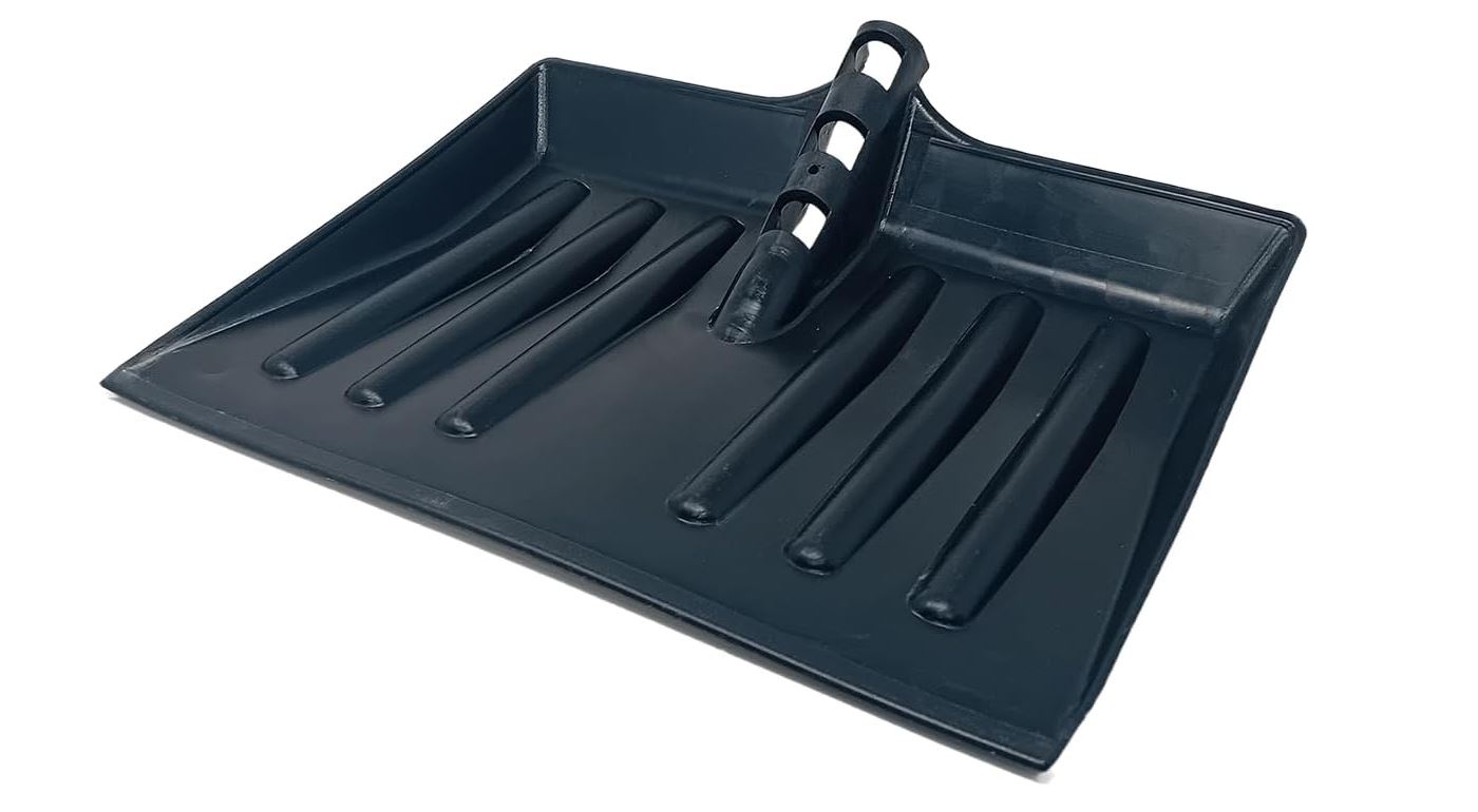 Plastic Shovel for Snow, Industrial Waste, Leaves and other Debris, Wooden Shaft for Mucking out, Clearing Driveways, Gardens, Pathways, (only head)