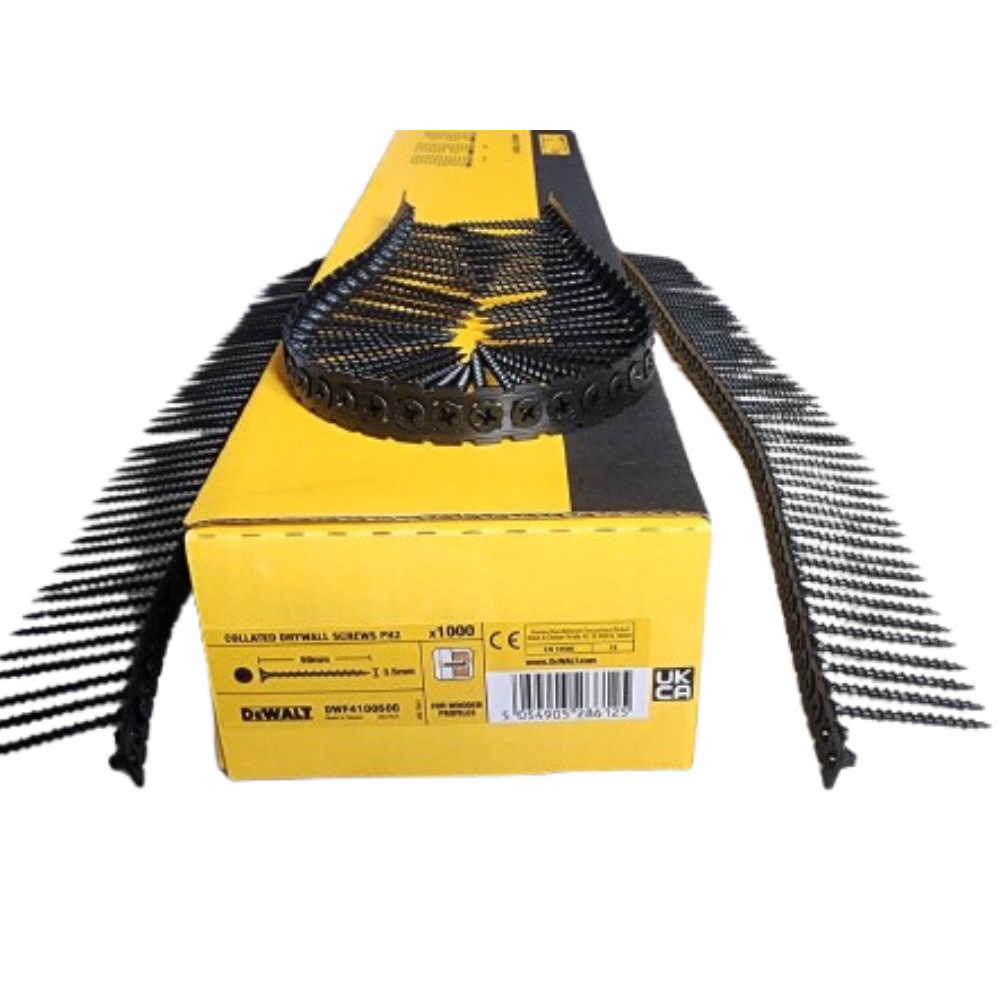 Drywall Screws 3.5 x 50mm Coarse Thread Collated DeWalt DWF4100500 Pack of 1000