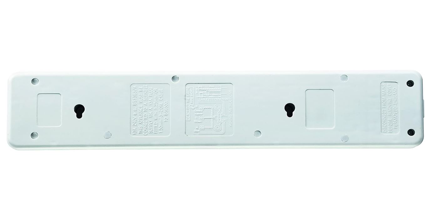 Four Socket Trailing Socket with Power Switch, without Plug