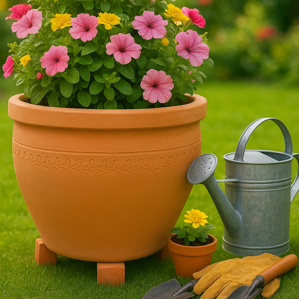 Terracotta Pot Feet Set of 3 Plant Pot Feet
