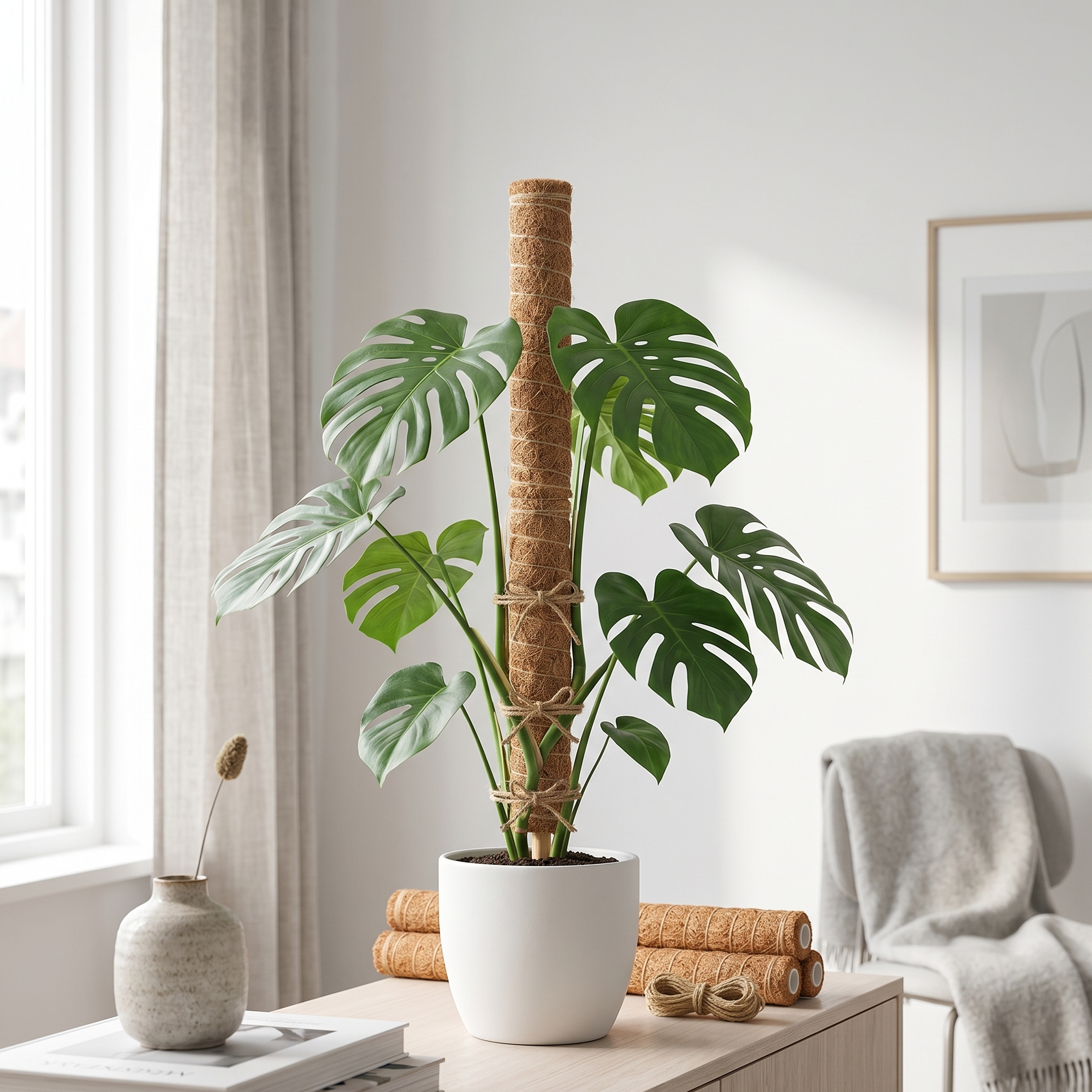 Coconut Coir Plant Support Stakes
