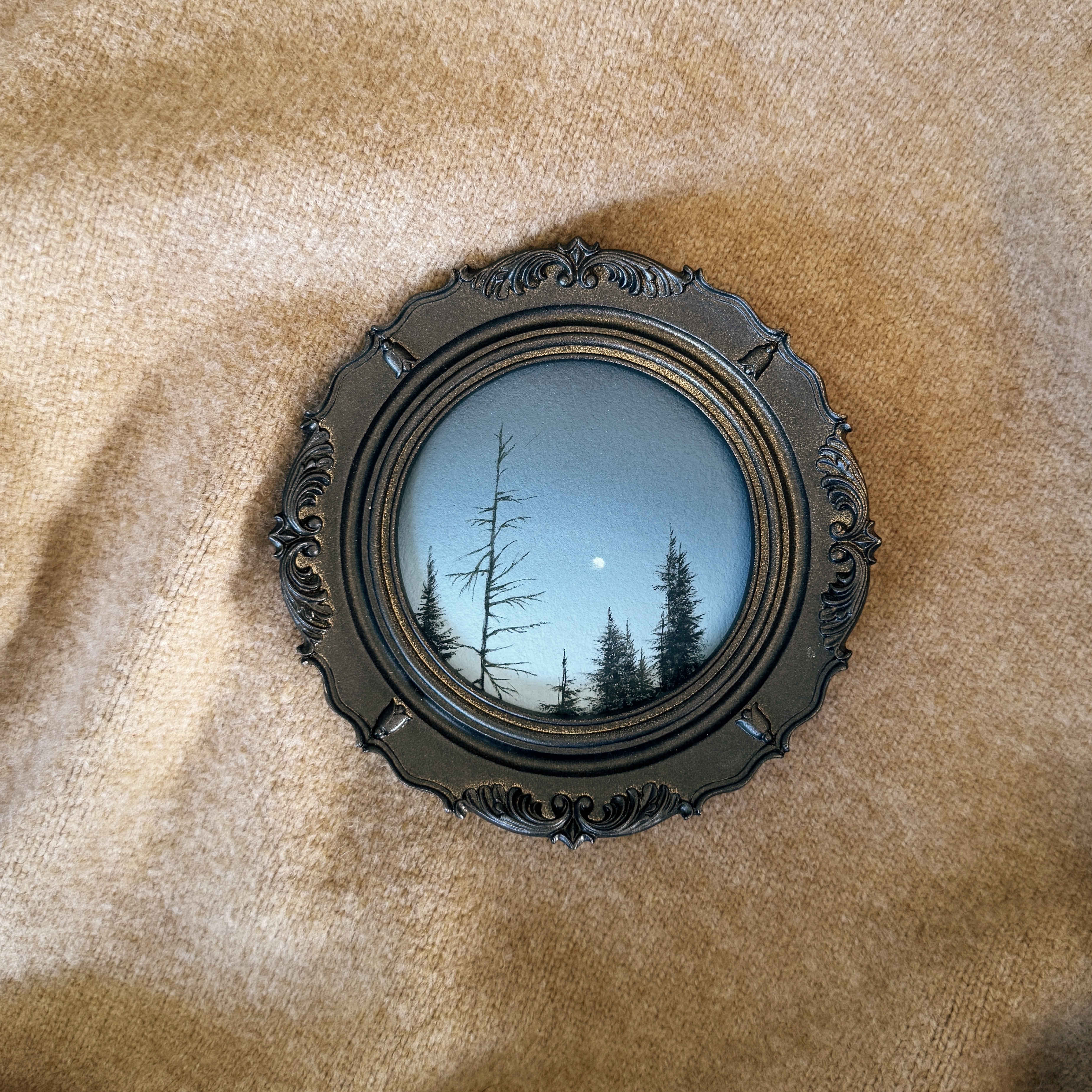 Winter thinking in blue