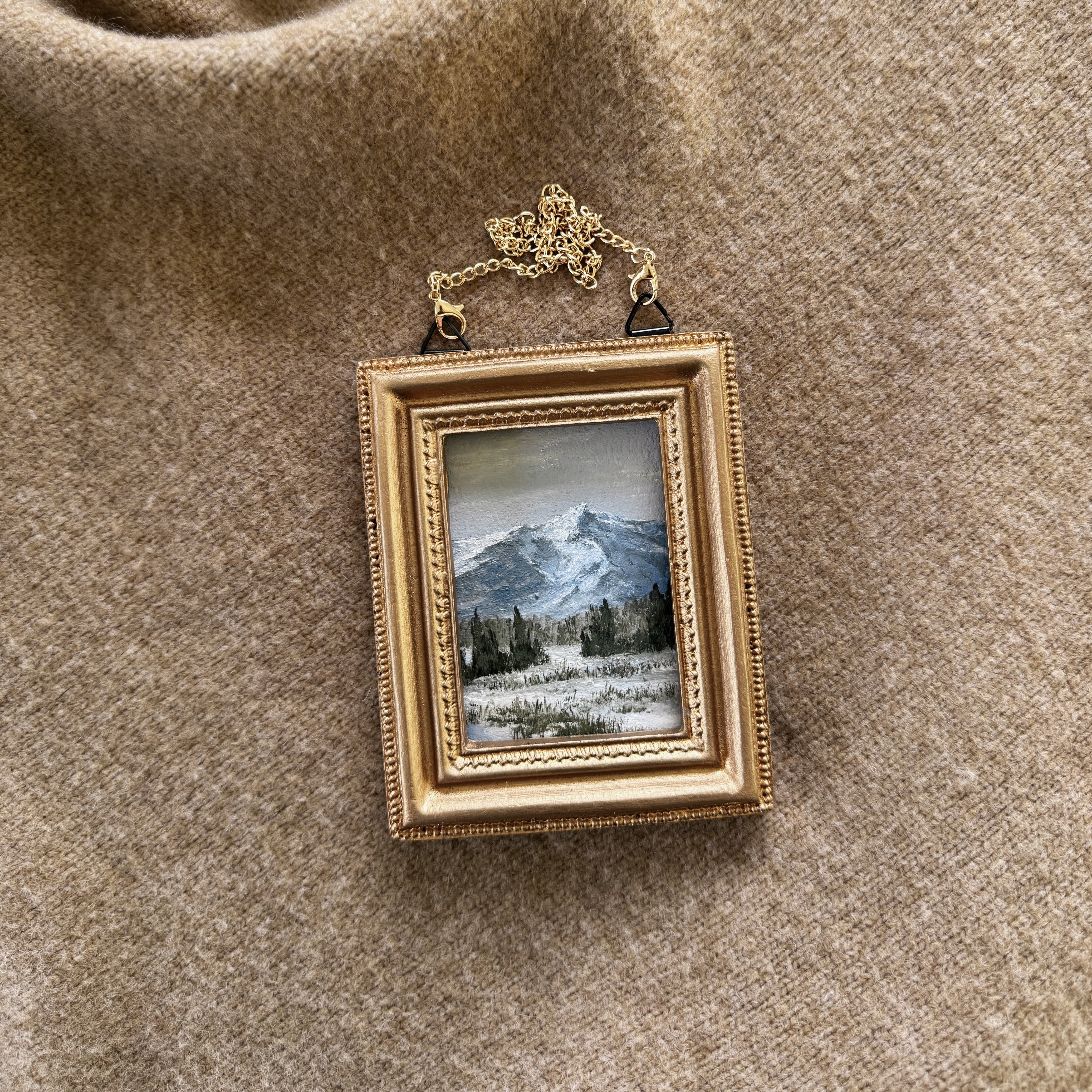 The mountain softens 