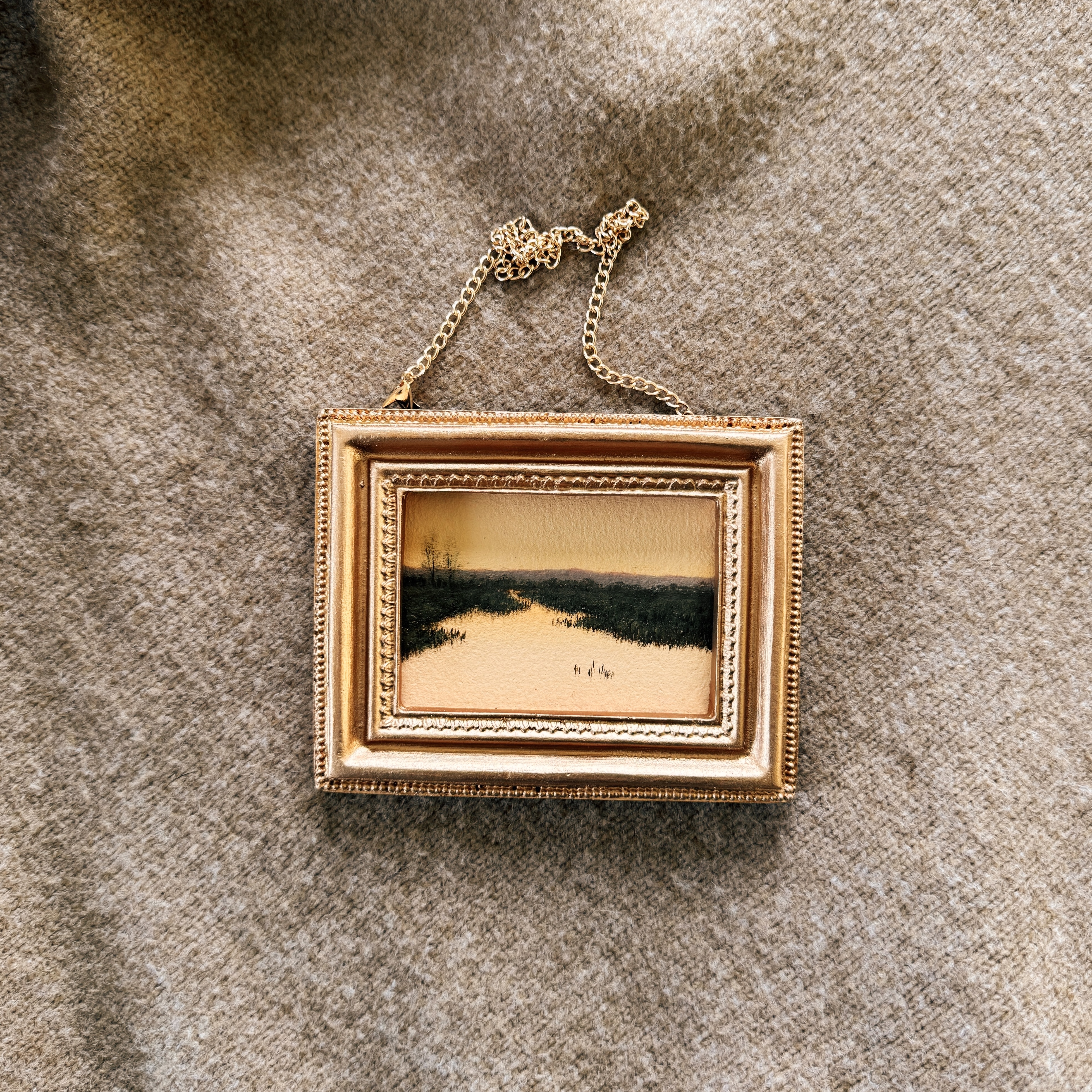 Softly, the day glows