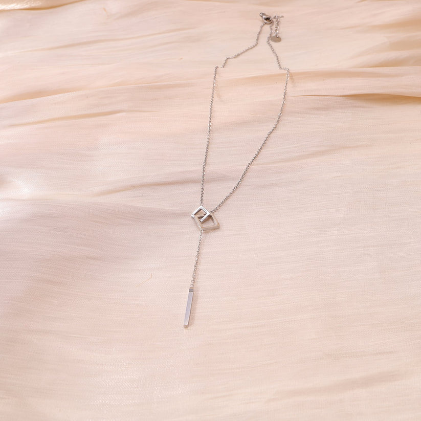 Silver Ligned Square