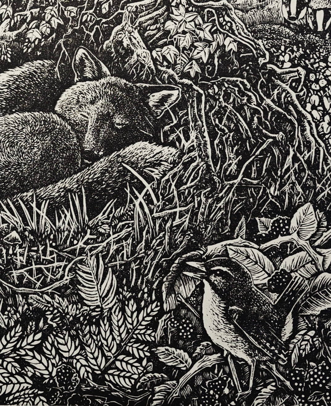 Tree of Life - Limited Edition Linocut print.