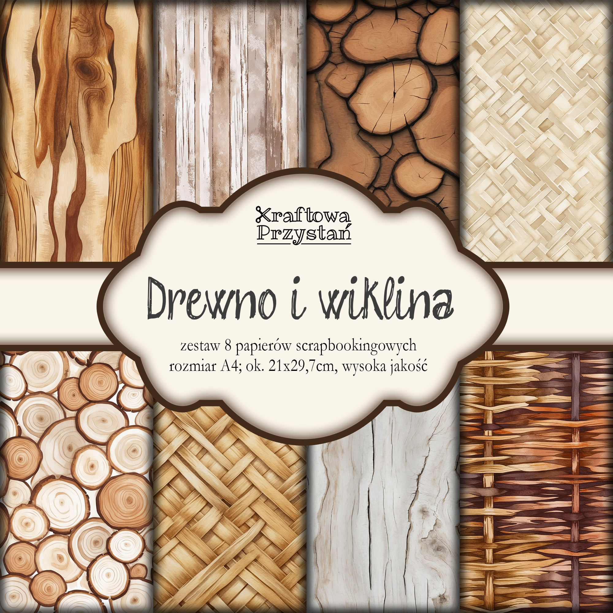 Drewno i wiklina - format A4