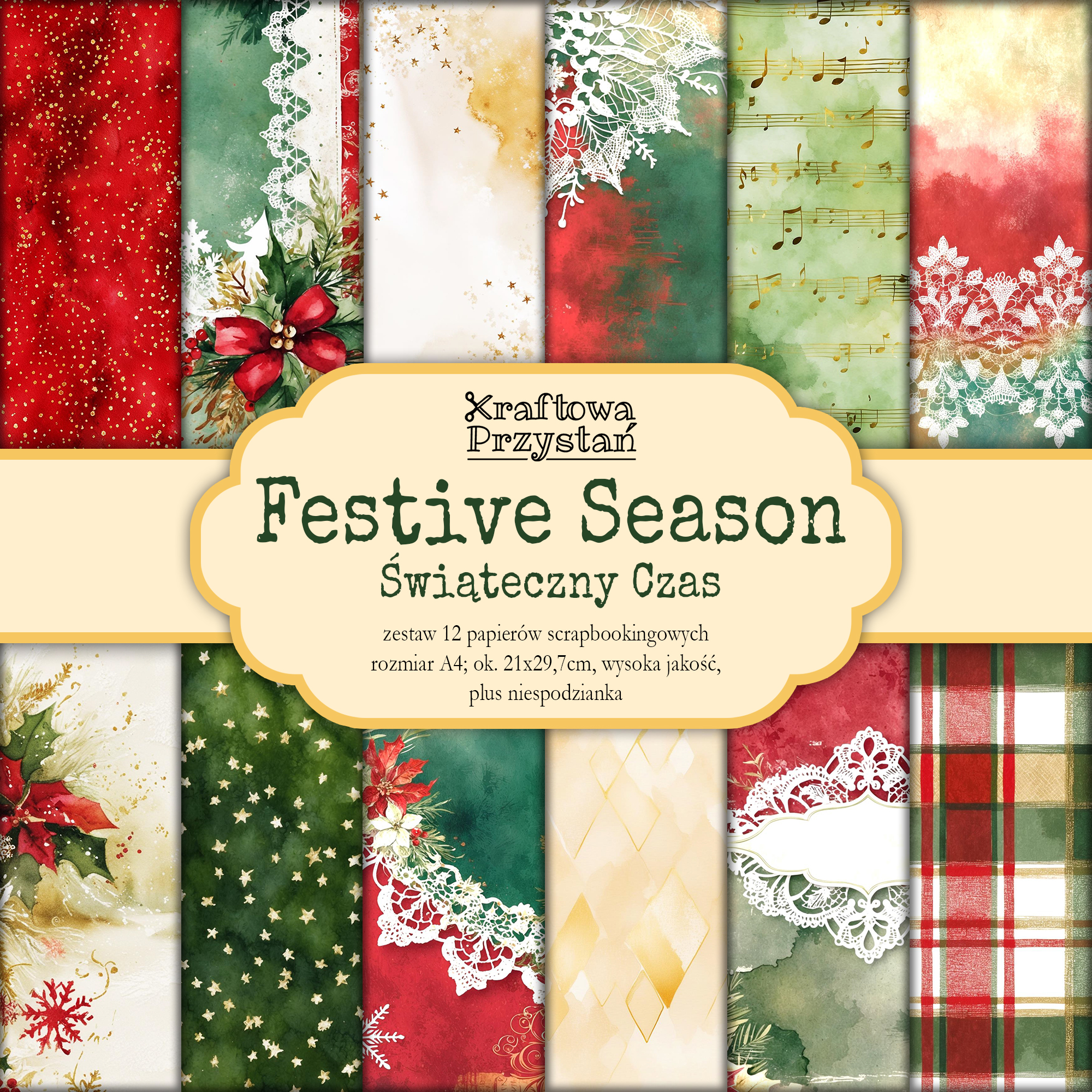 Festive Season - Świąteczny Czas - format A4