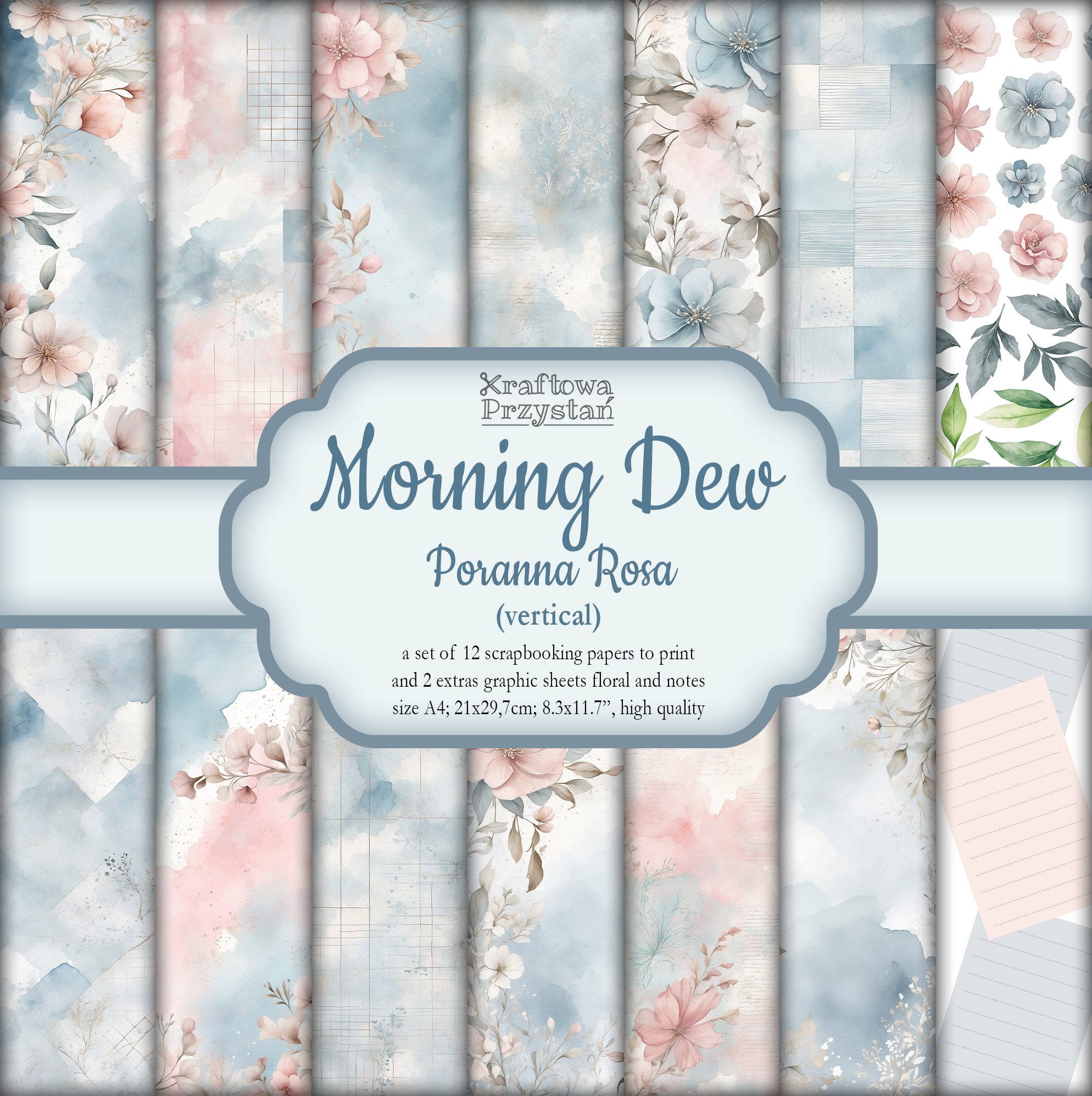 Morning Dew - Poranna Rosa - orientacja pionowa, format A4