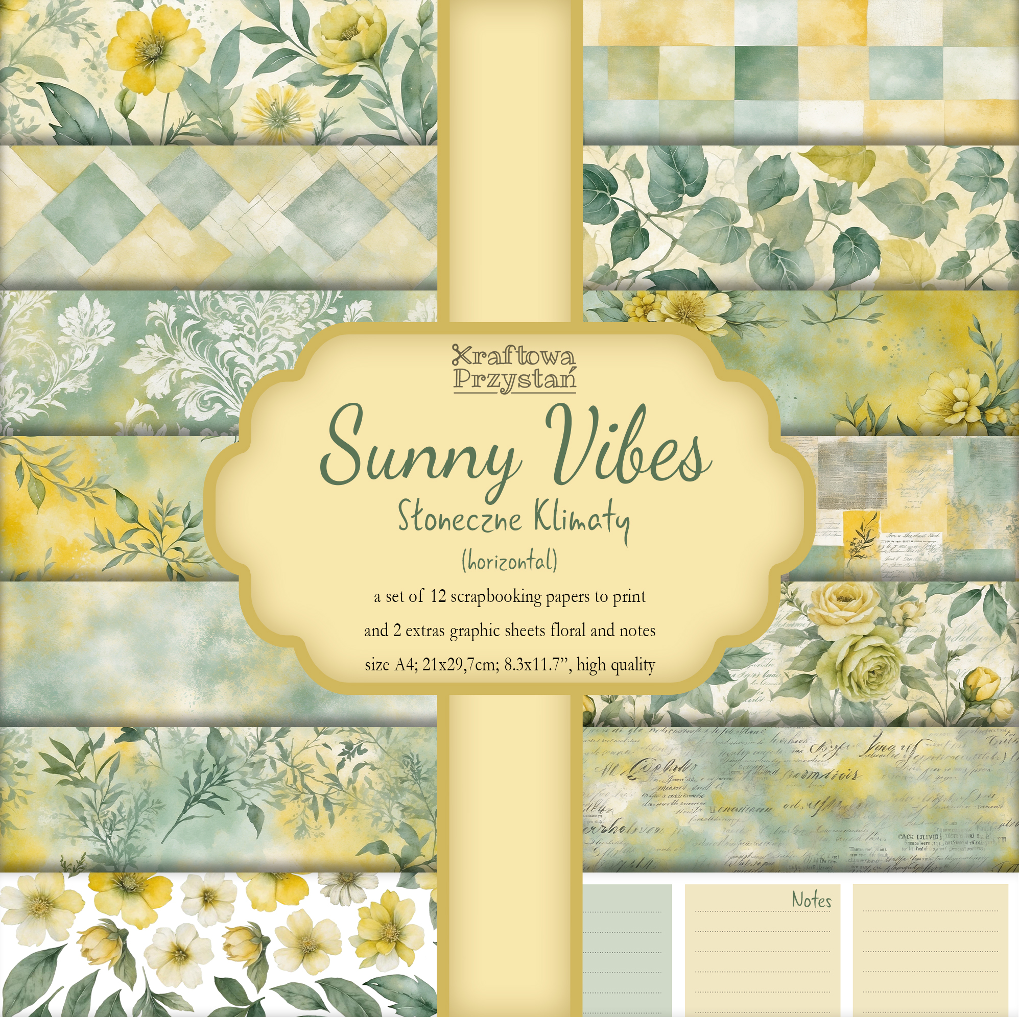 Sunny Vibes - Słoneczne Klimaty - orientacja pozioma, format A4