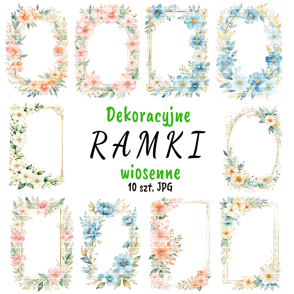ORW.24.01 - Dekoracyjne wiosenne ramki