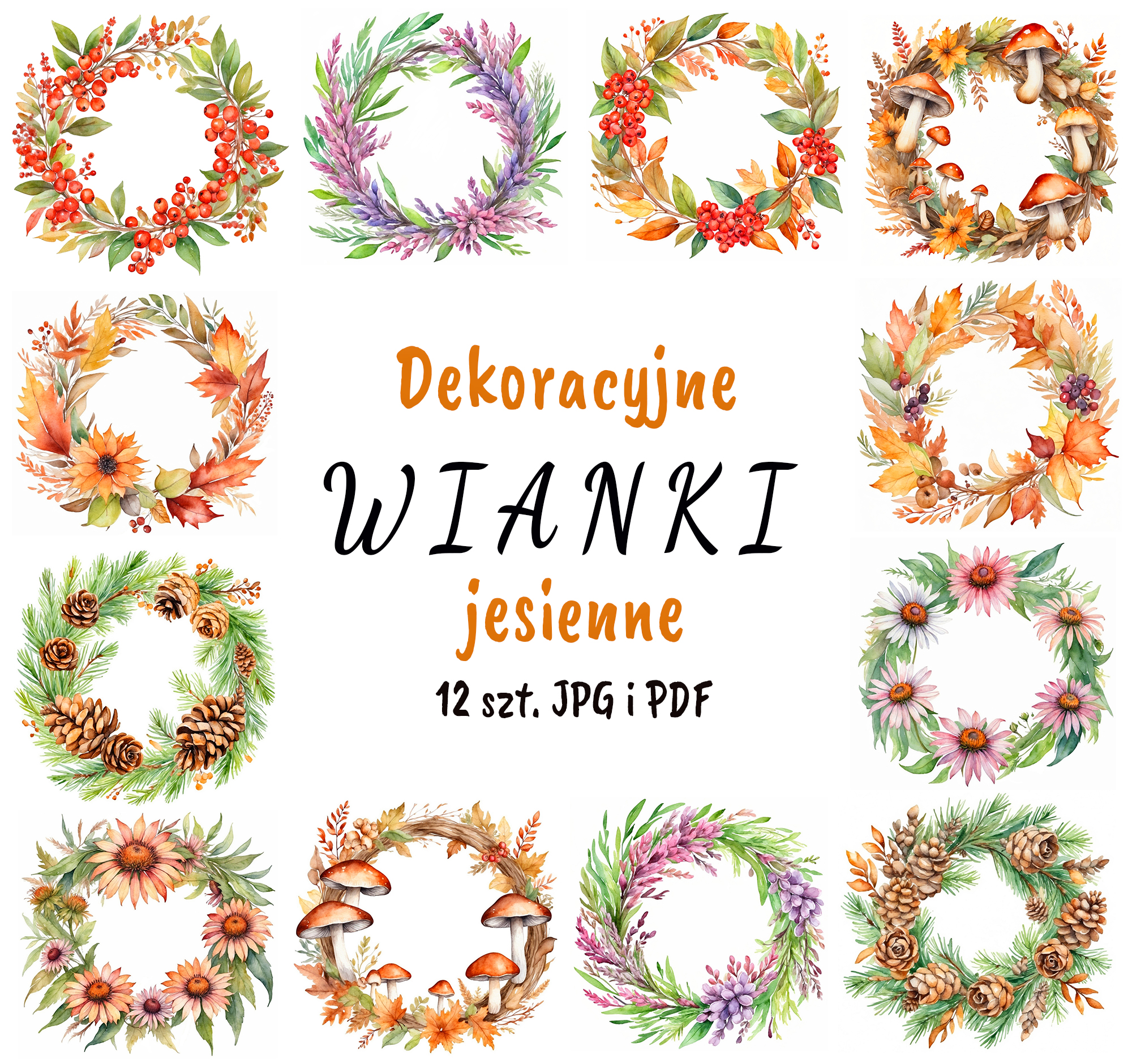 ORW.24.03 - Dekoracyjne jesienne wianki