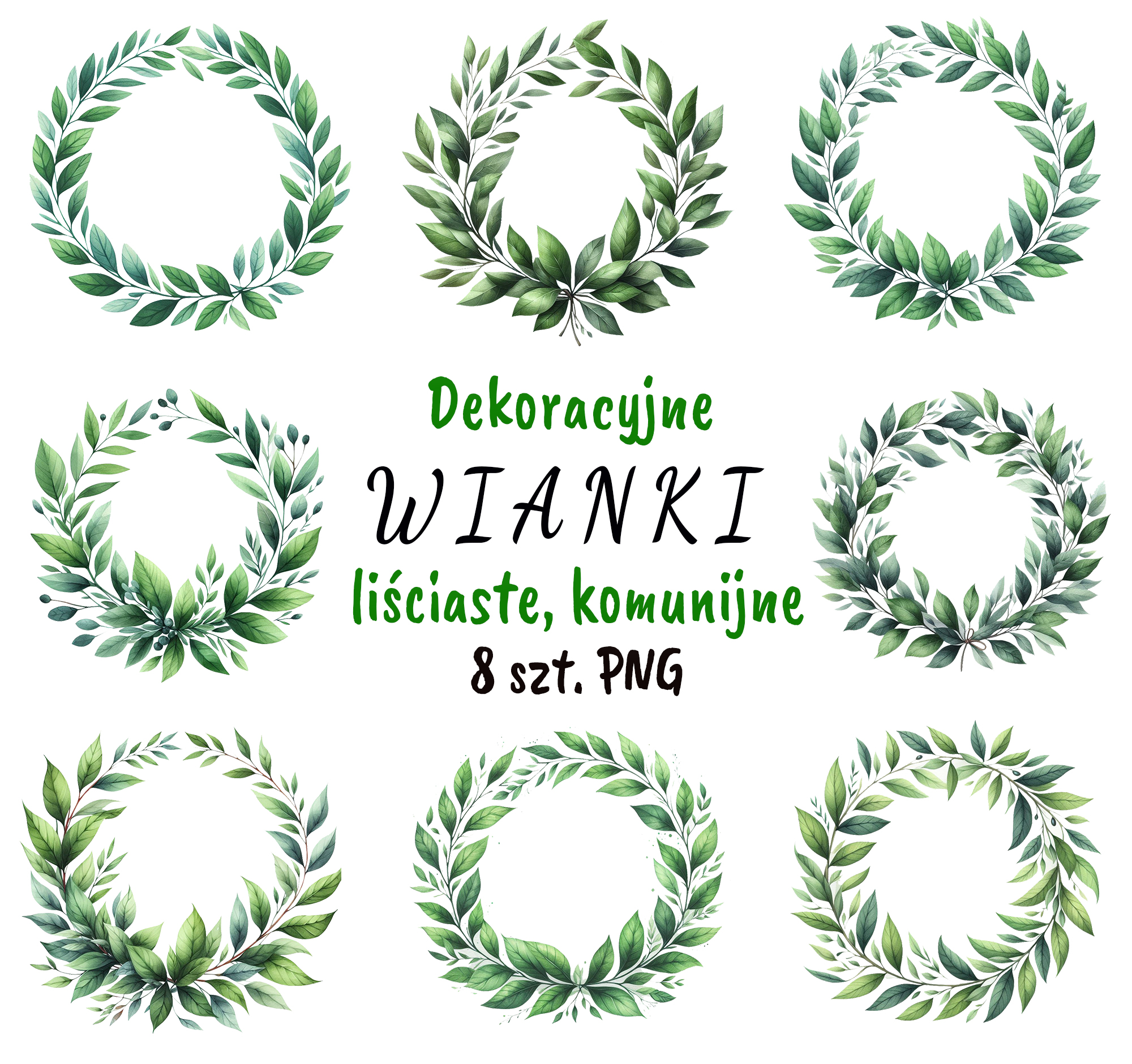 ORW.24.04 - Liściane wianki, idealne na Komunię