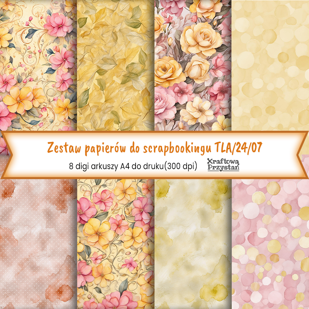 TLA.24.07 - żółty, różowy