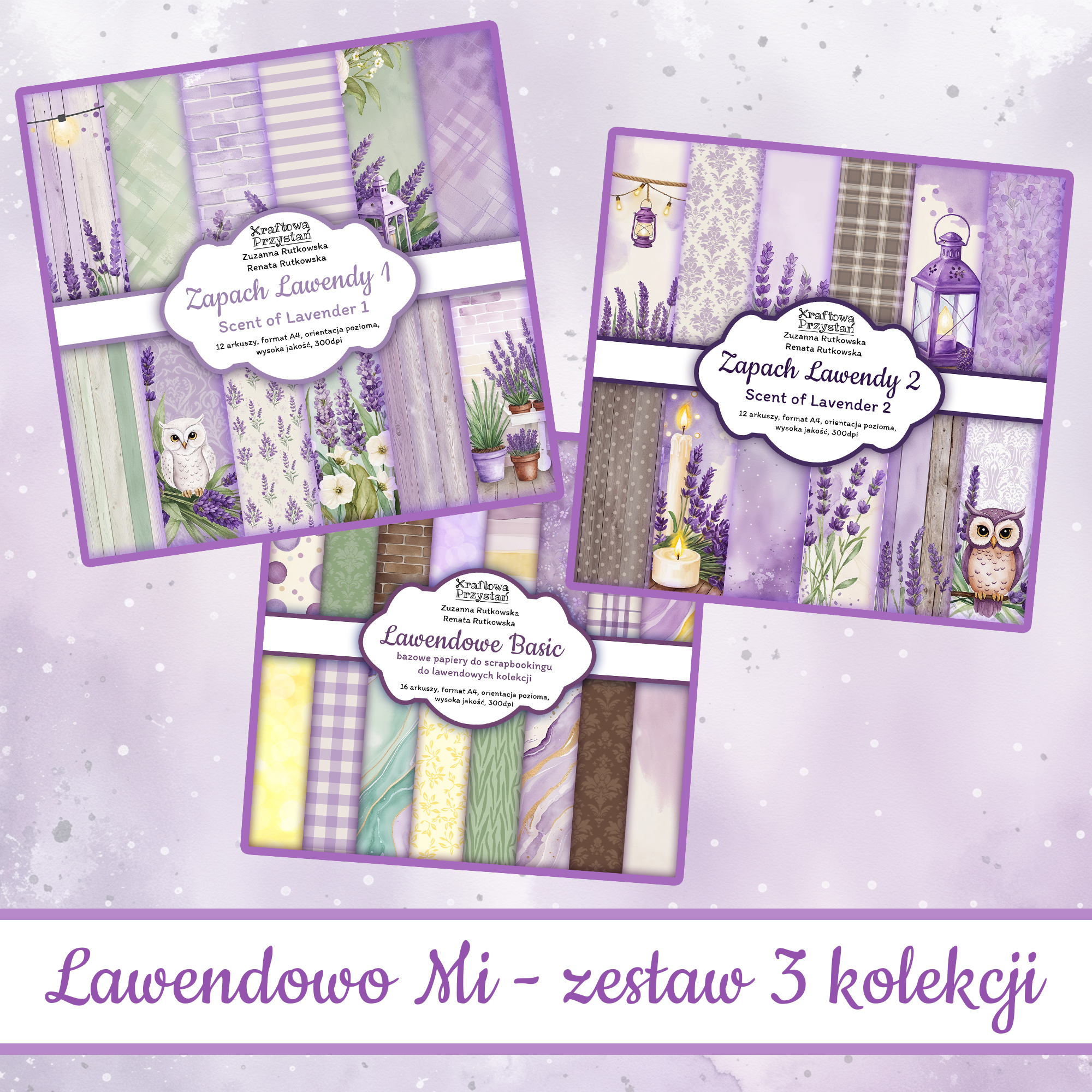 Lawendowo Mi - zestaw trzech kolekcji