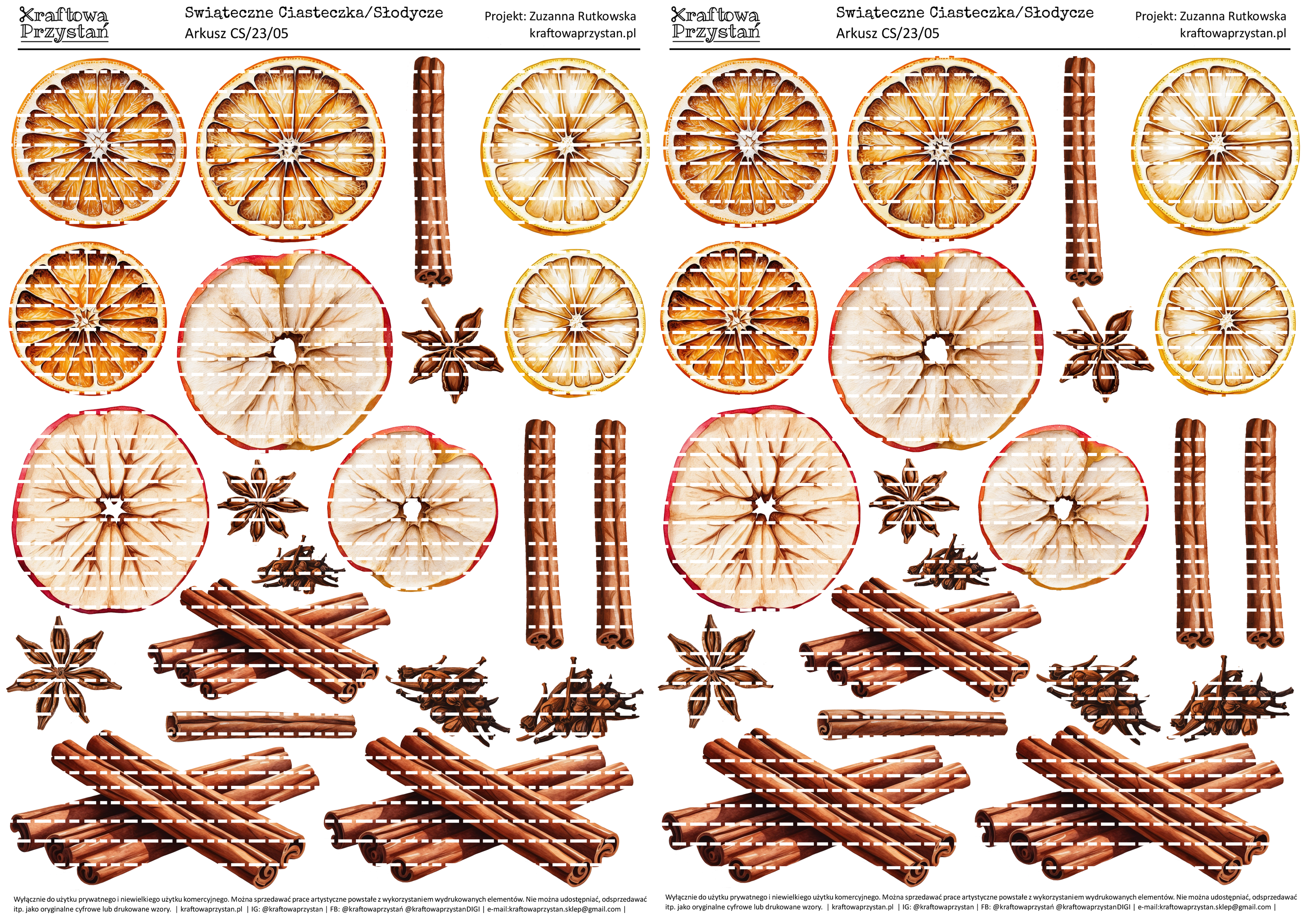 CS.23.05 (odnowione) - suszone (pomarańcza, cytryna, jabłko, cynamon, anyż, goździki) 