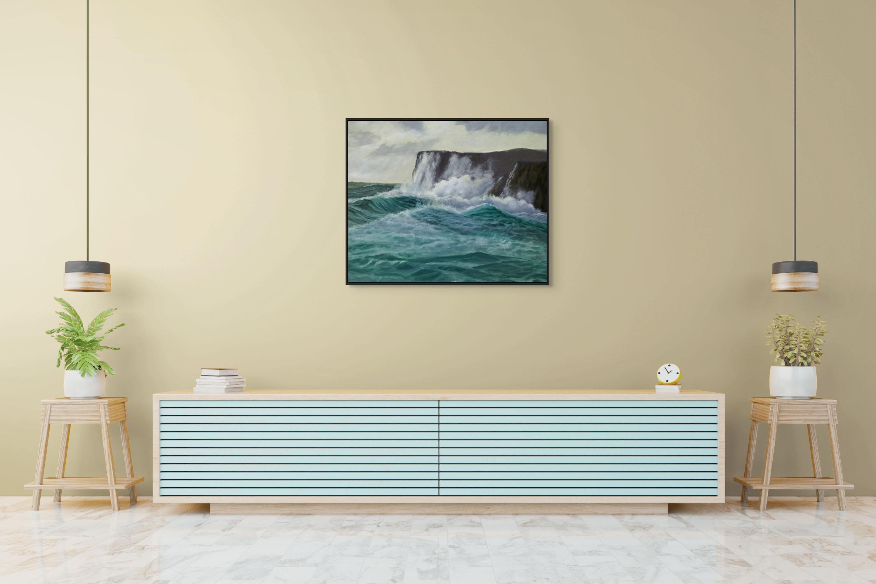 The Battle of Land and Sea - Canvas Print