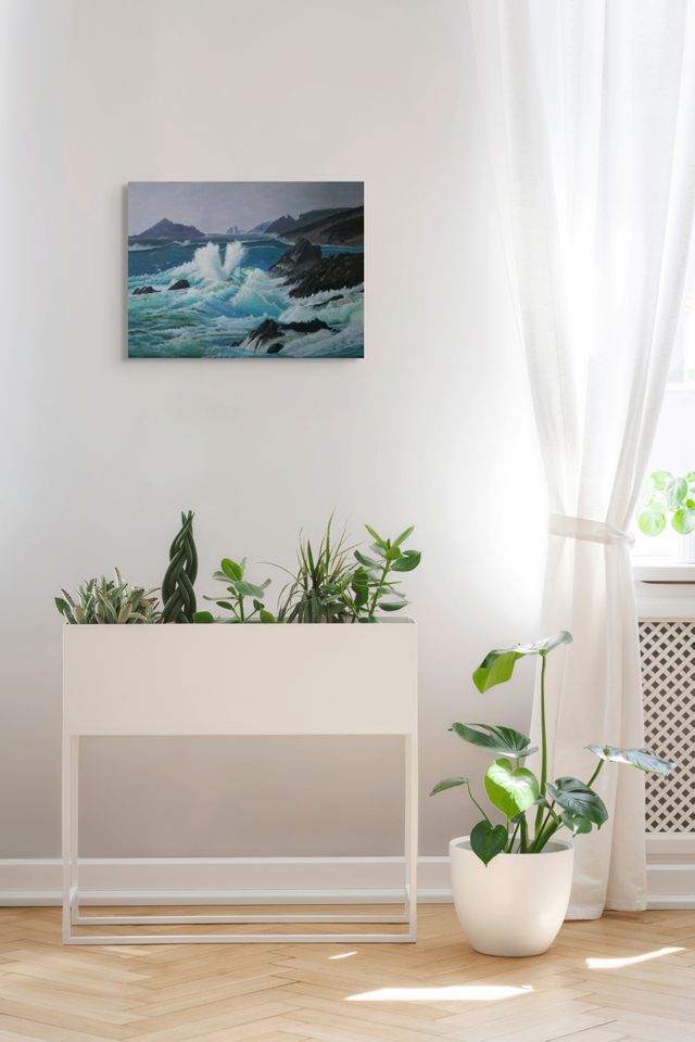 Wild Seas  - Hand Painted