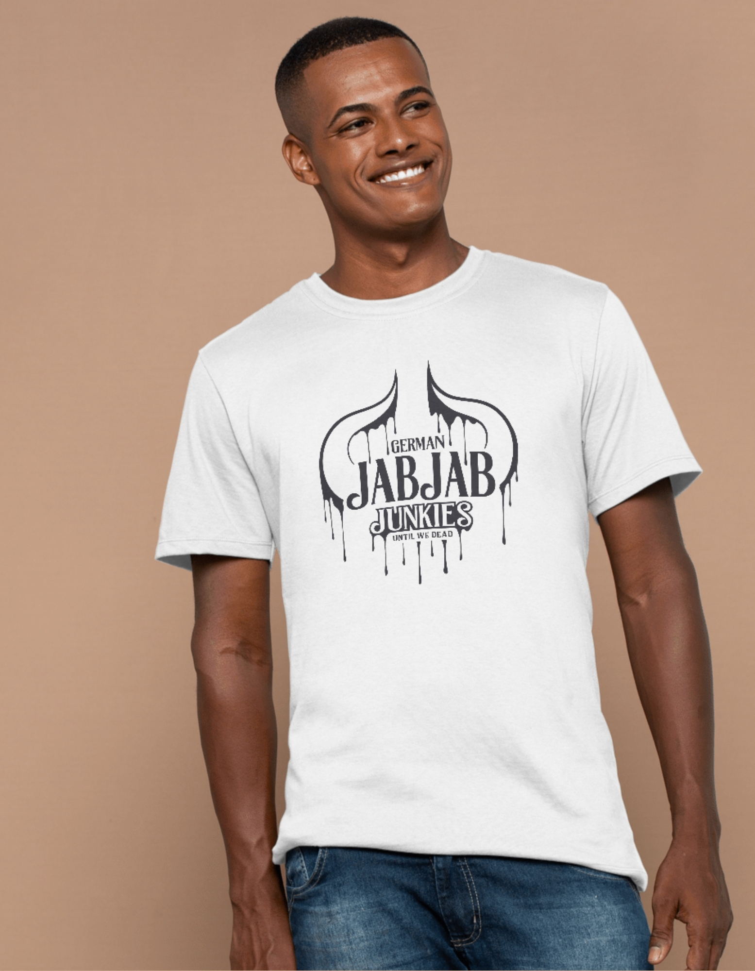 T-Shirt "GermanJabJabJunkies" White