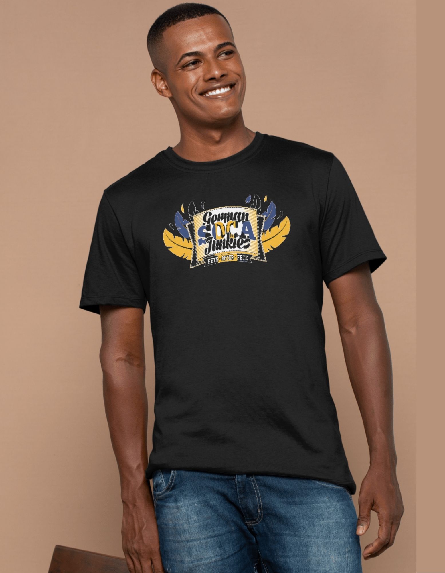  T-Shirt "Soca Junkies Island Edition" Black