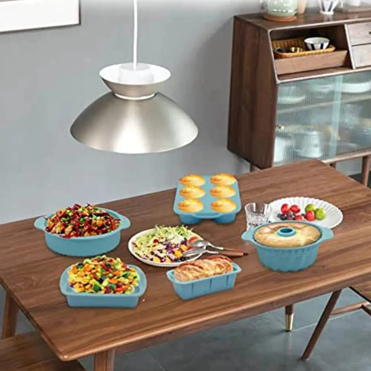 Silicone Bakeware Set Cake Molds Set for Baking Baking Sheet