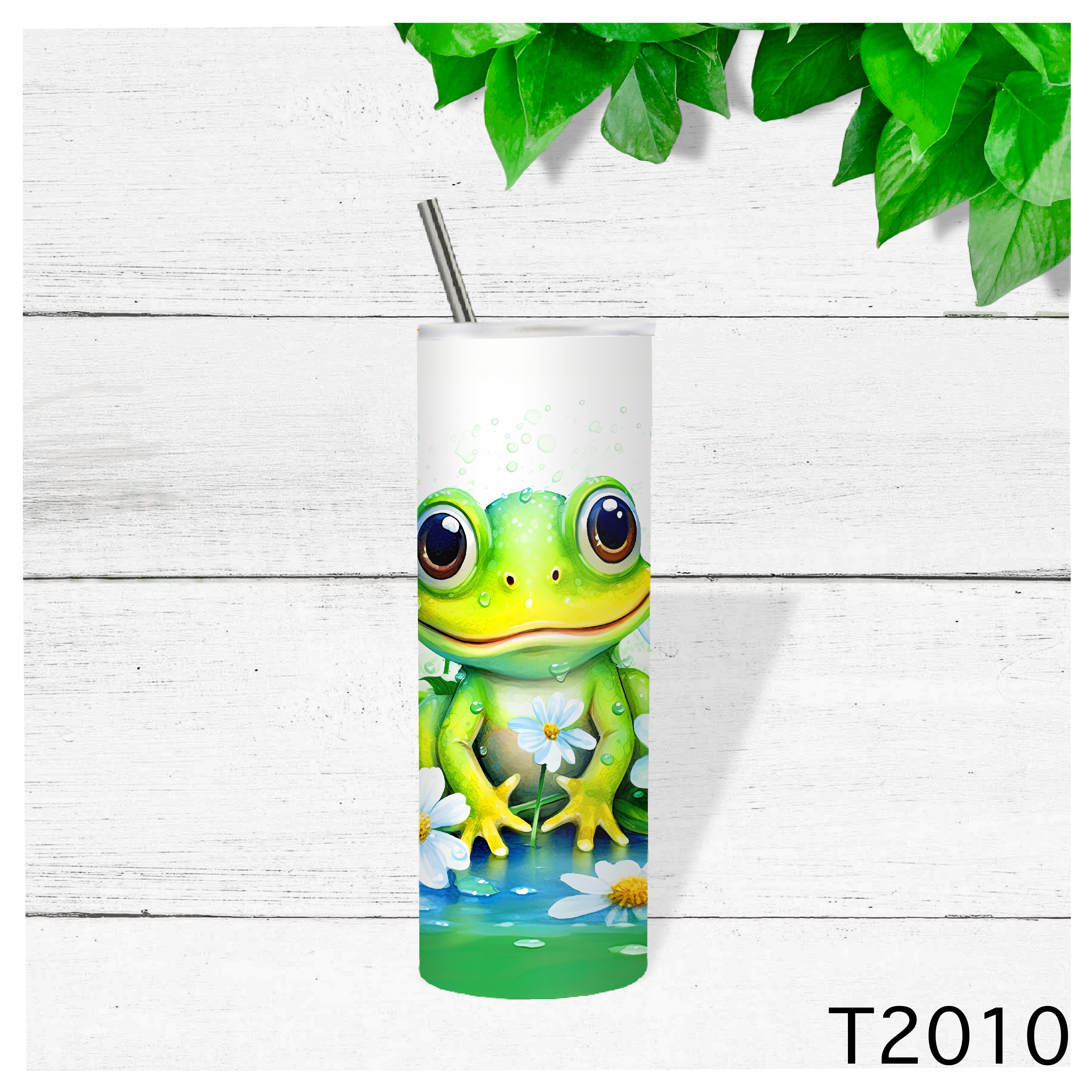 Frog-Themed Insulated Tumbler
