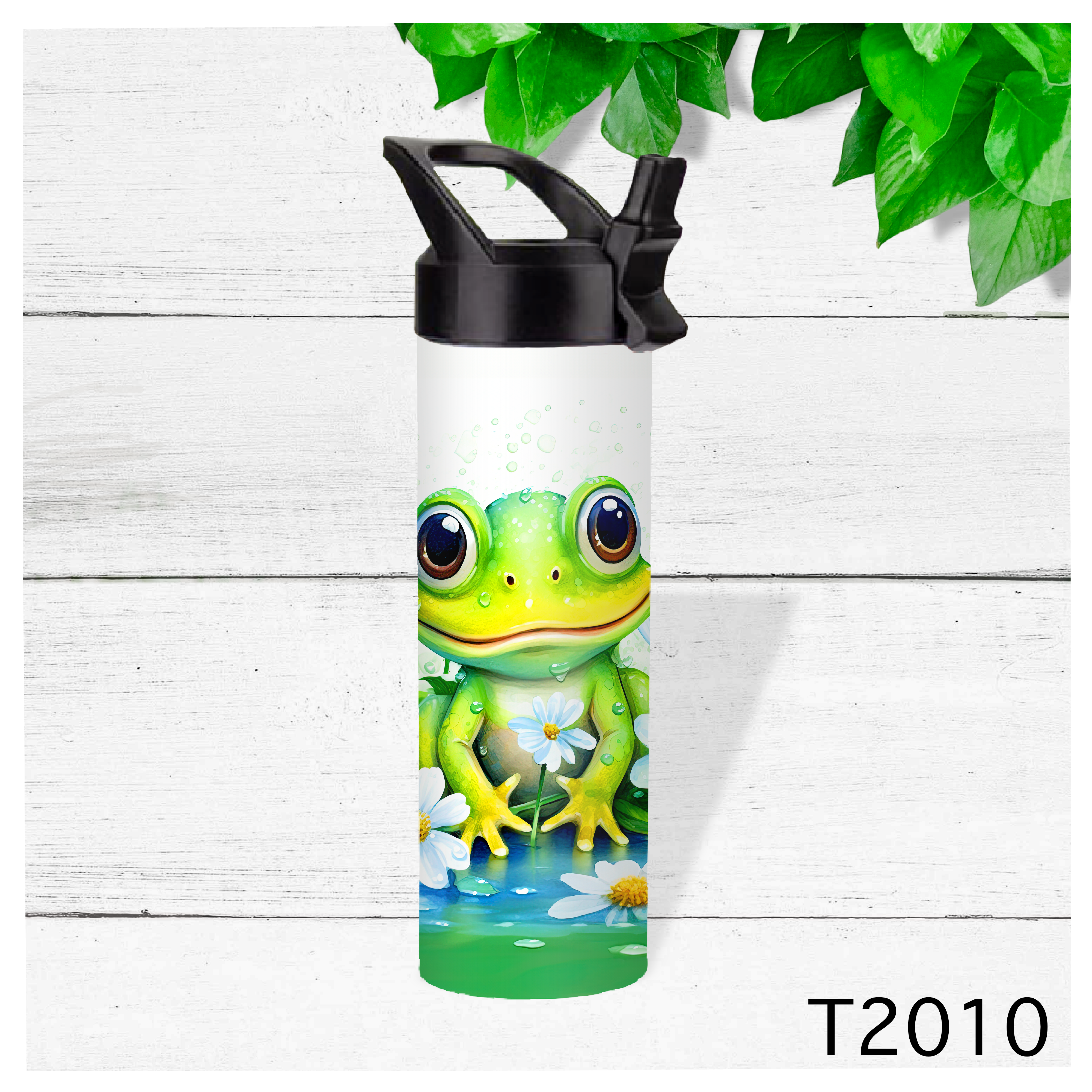 Frog-Themed Insulated Tumbler