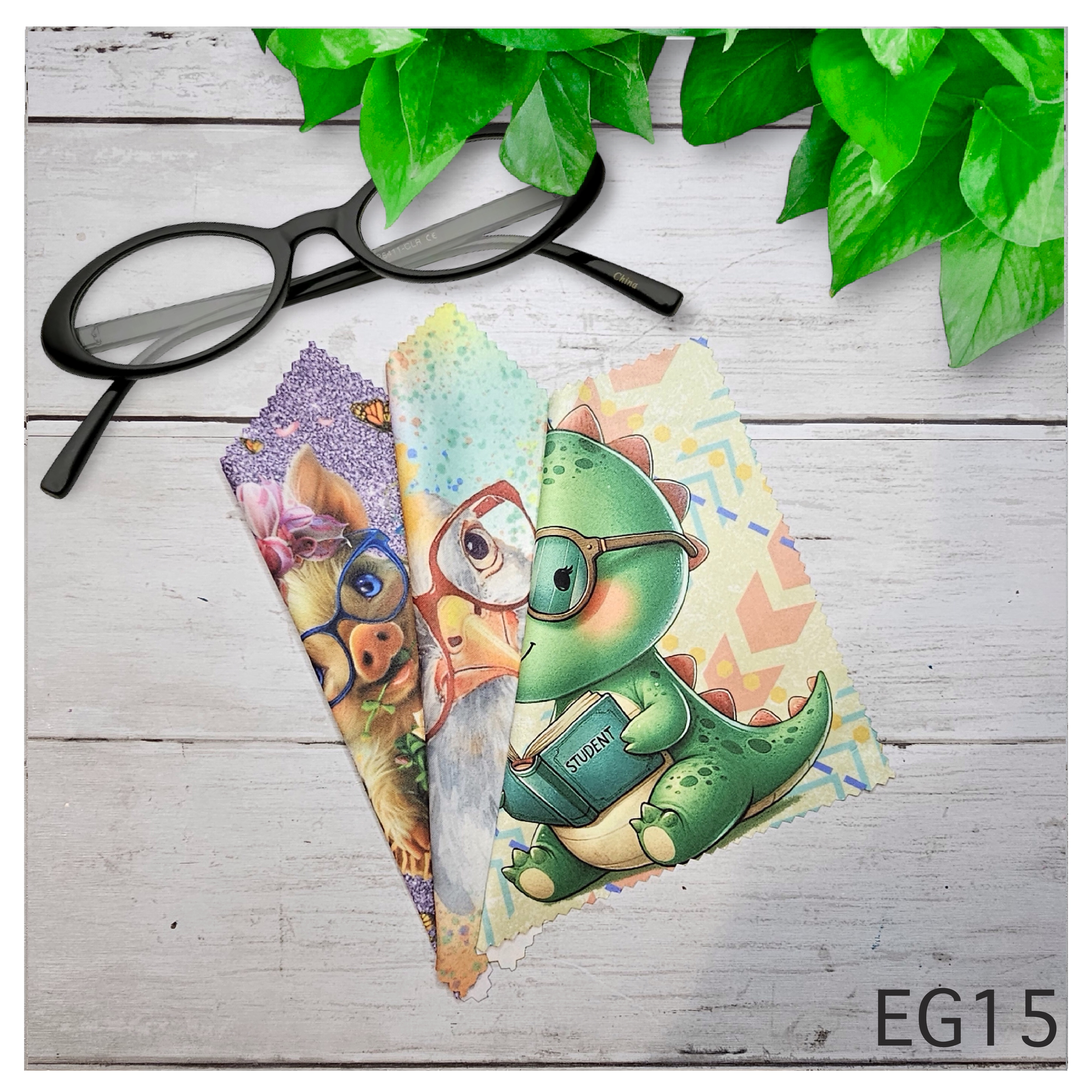 Cute Animal Glasses Cleaning Cloths