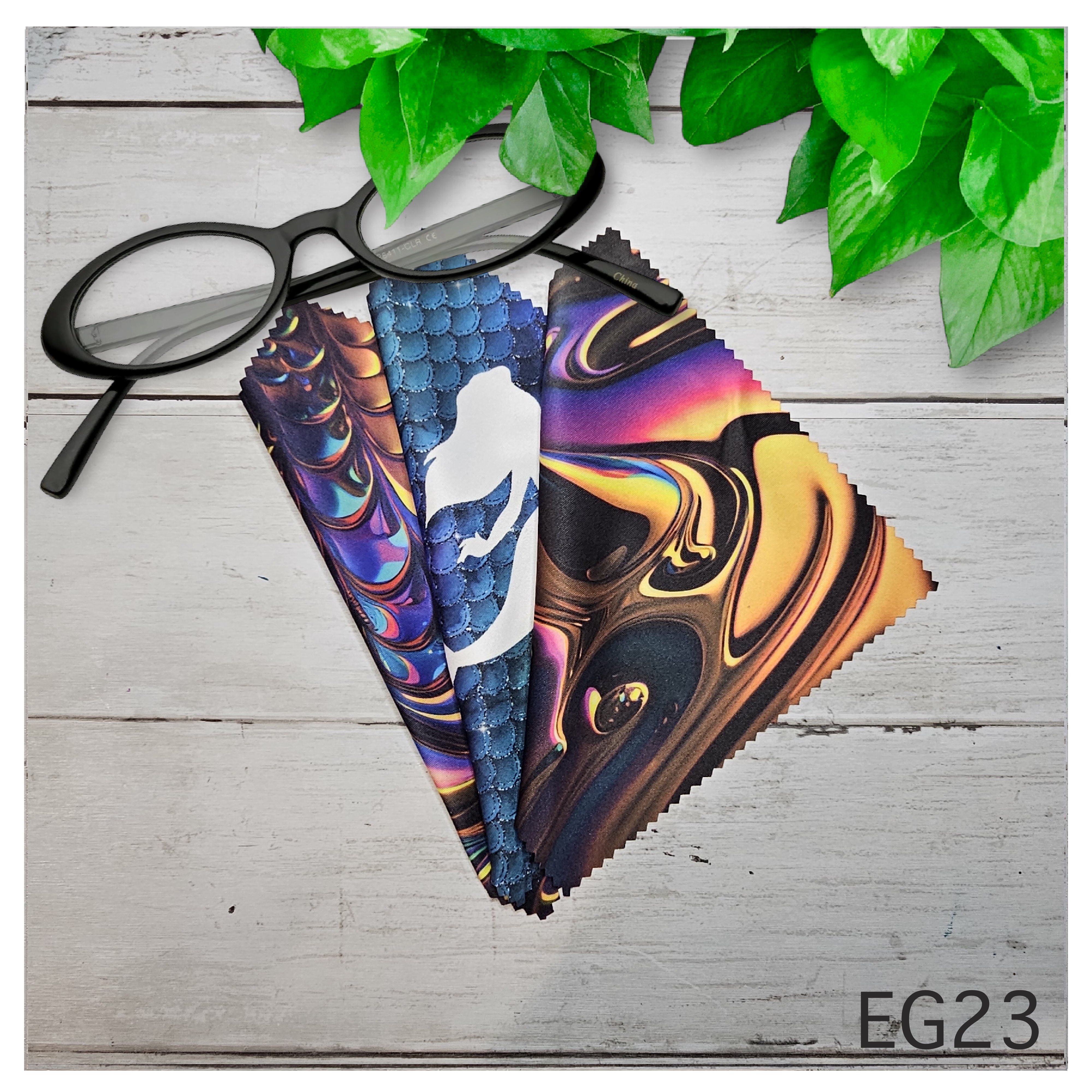 Mermaid and Liquid Metal Lens Cleaning Cloths