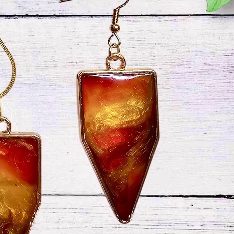 Handcrafted Resin Jewelry Set