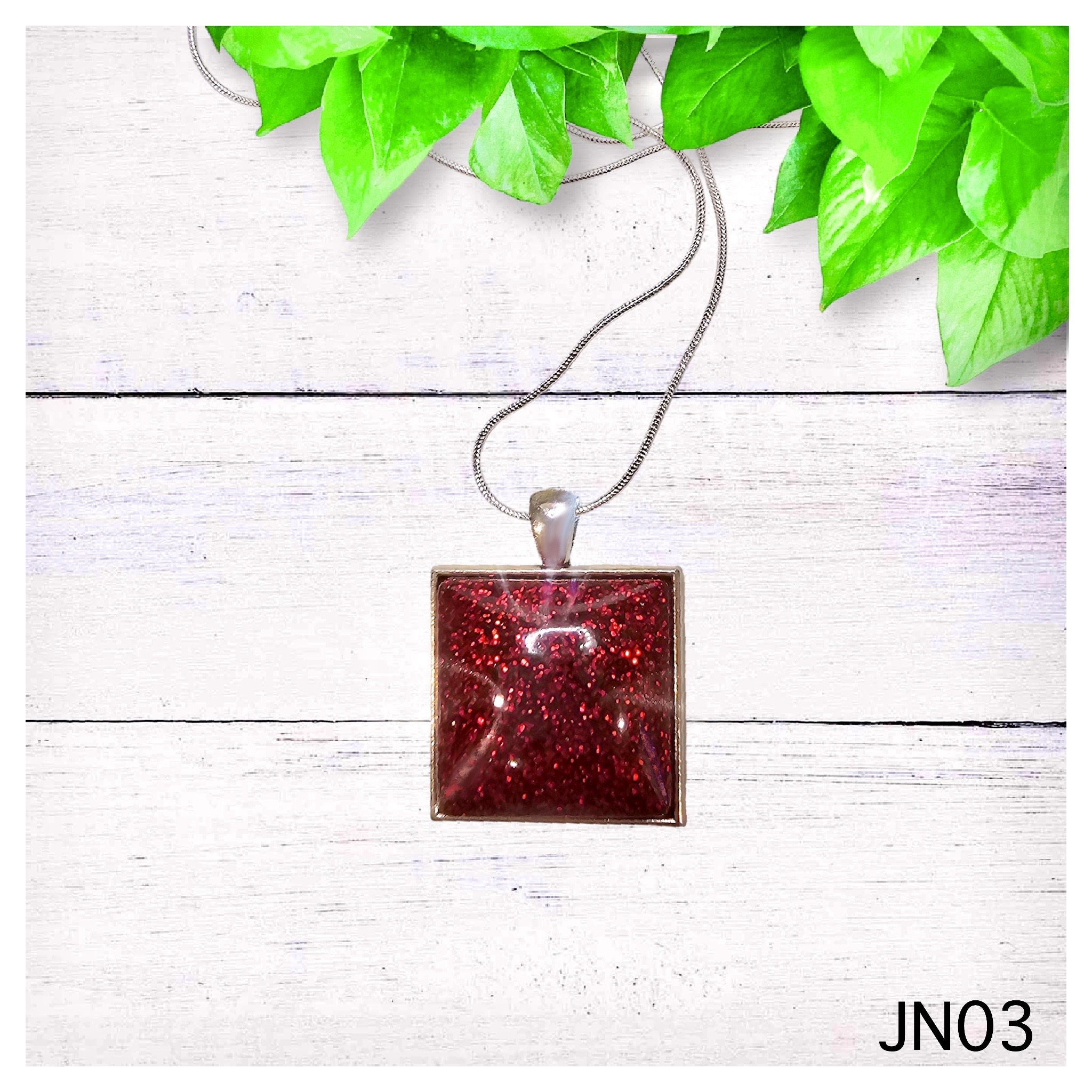 Elegant Red Pendant Necklace