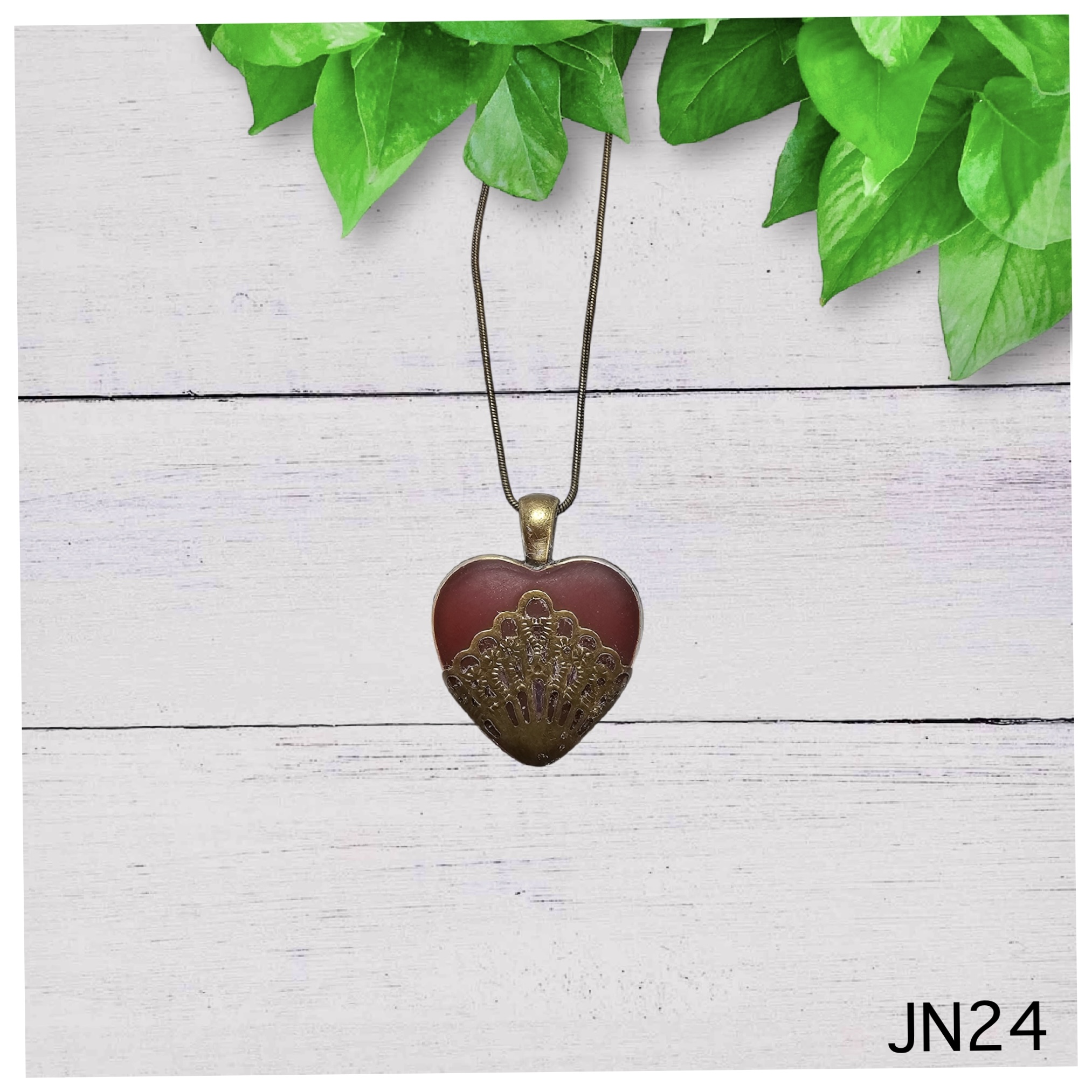 Heart-Shaped Pendant Necklace